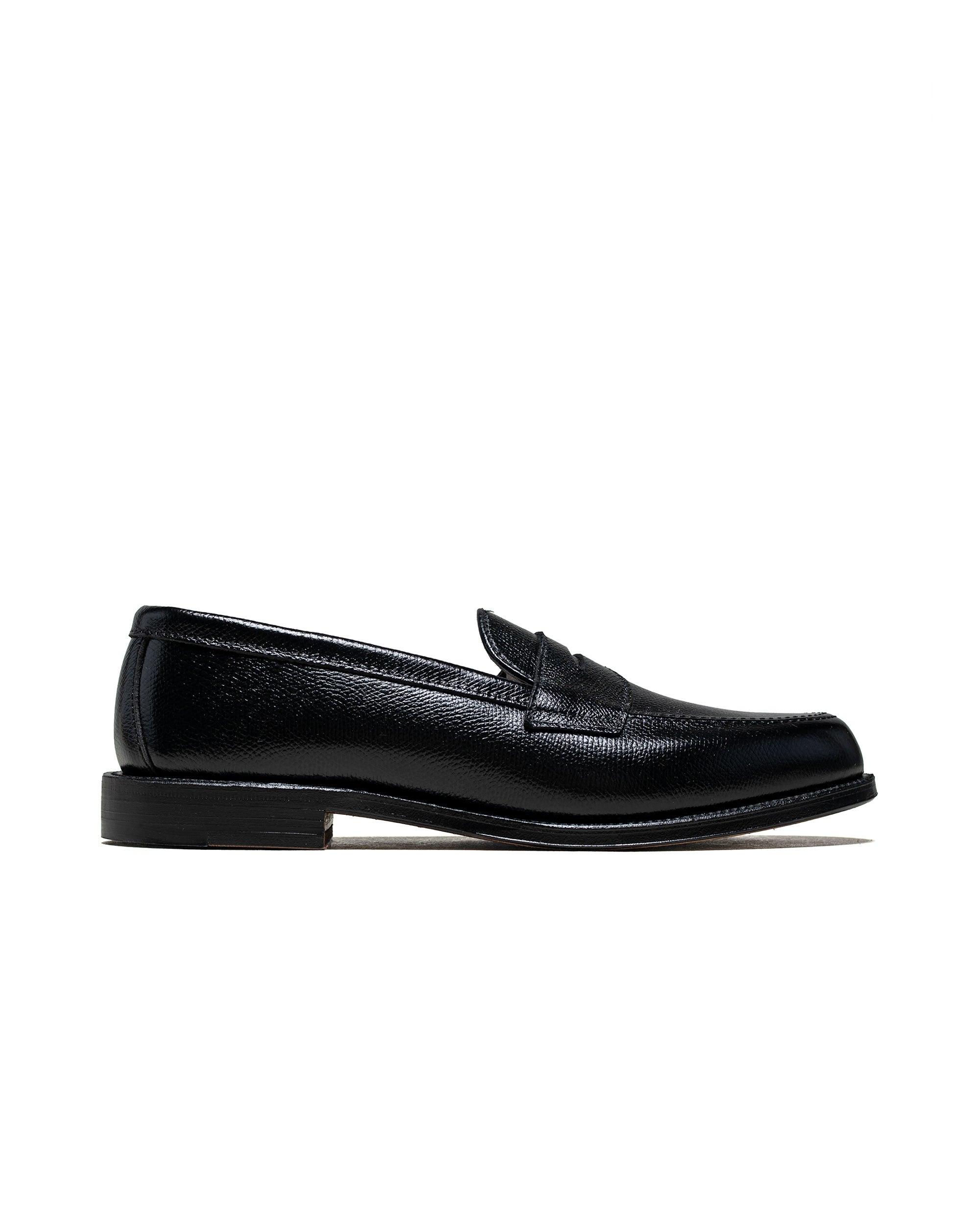 Penny Loafer Black Alpine Grain 67199