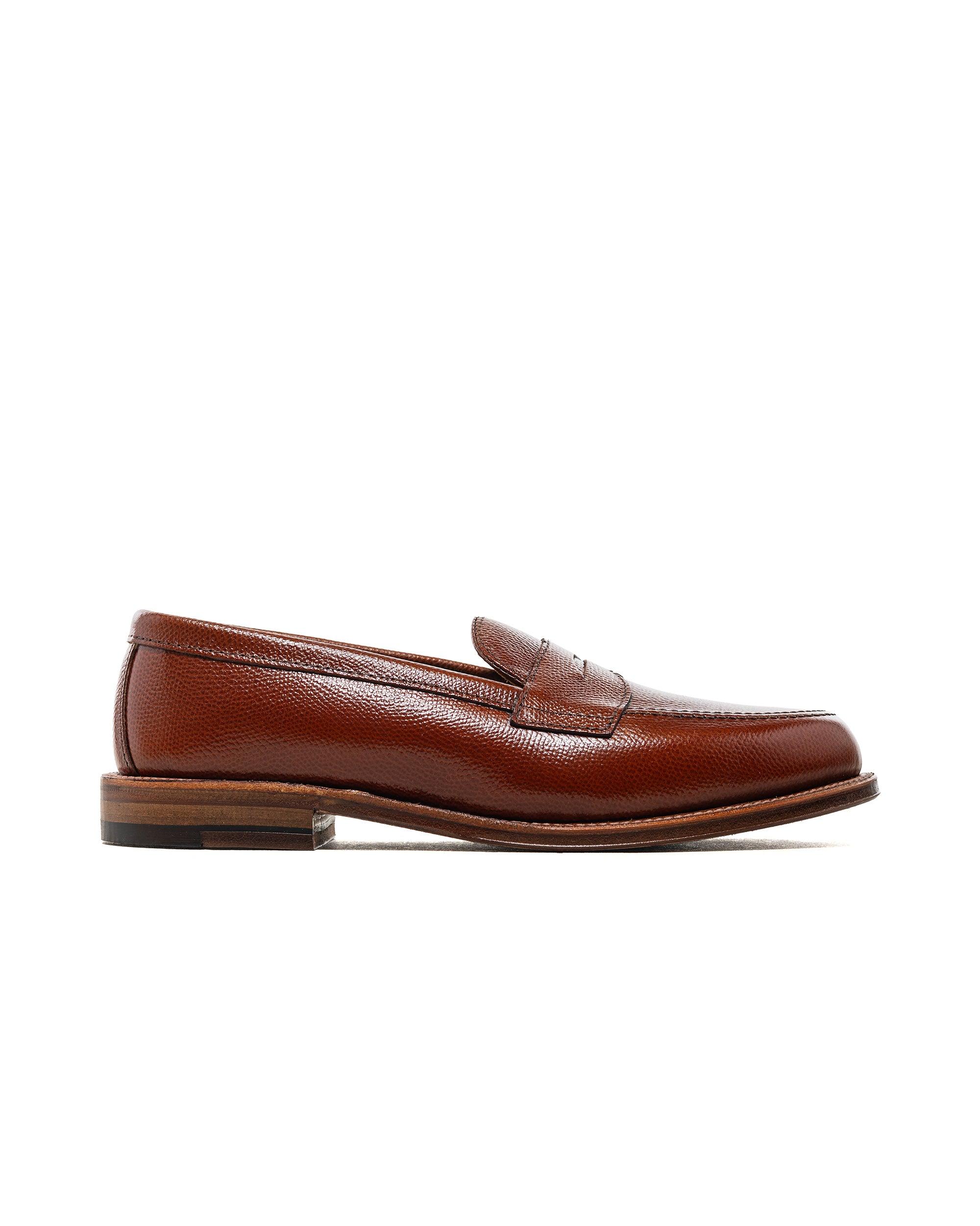 Penny Loafer Brown Alpine Grain 67198