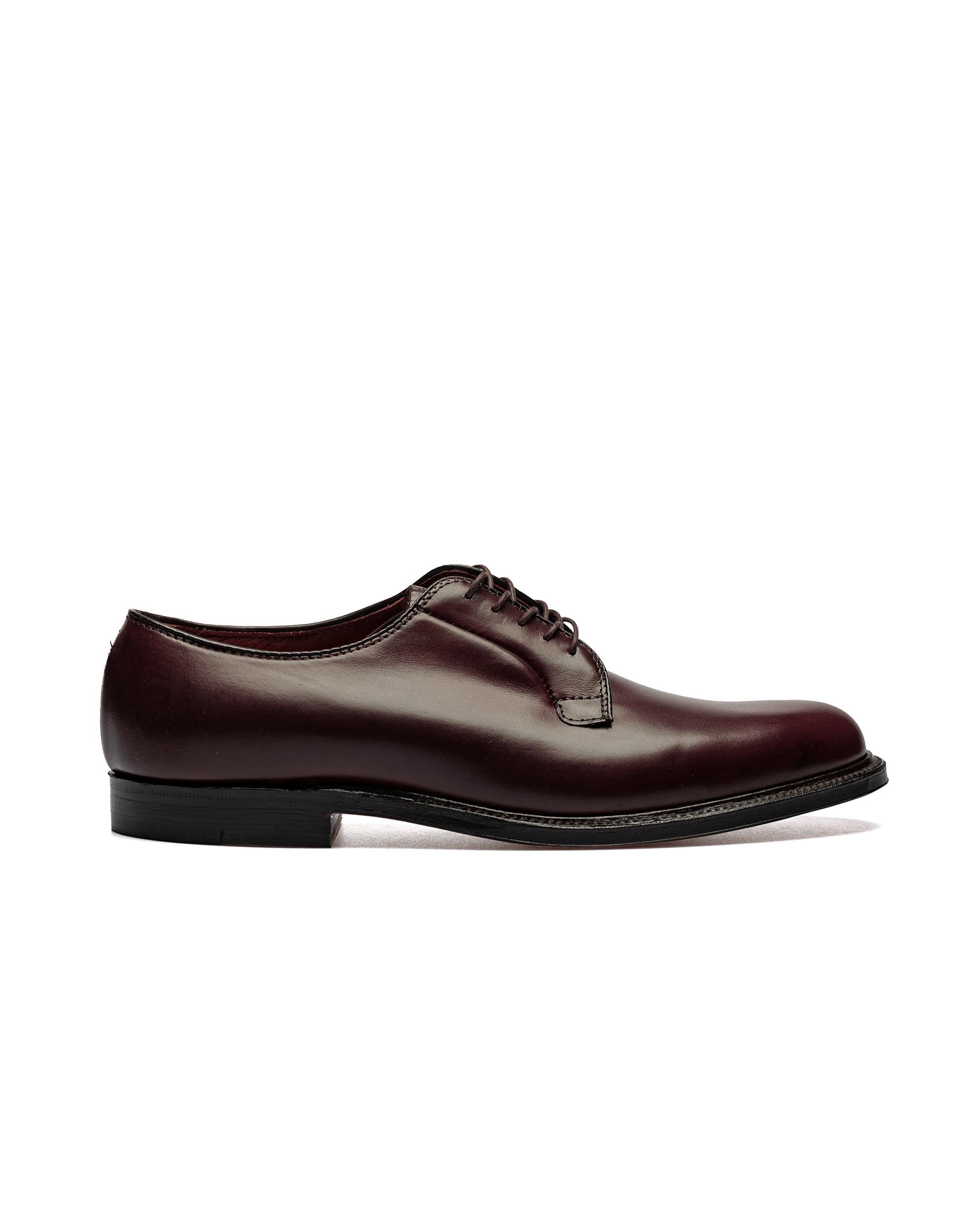 Plain Toe Blucher Brown Calfskin G5404
