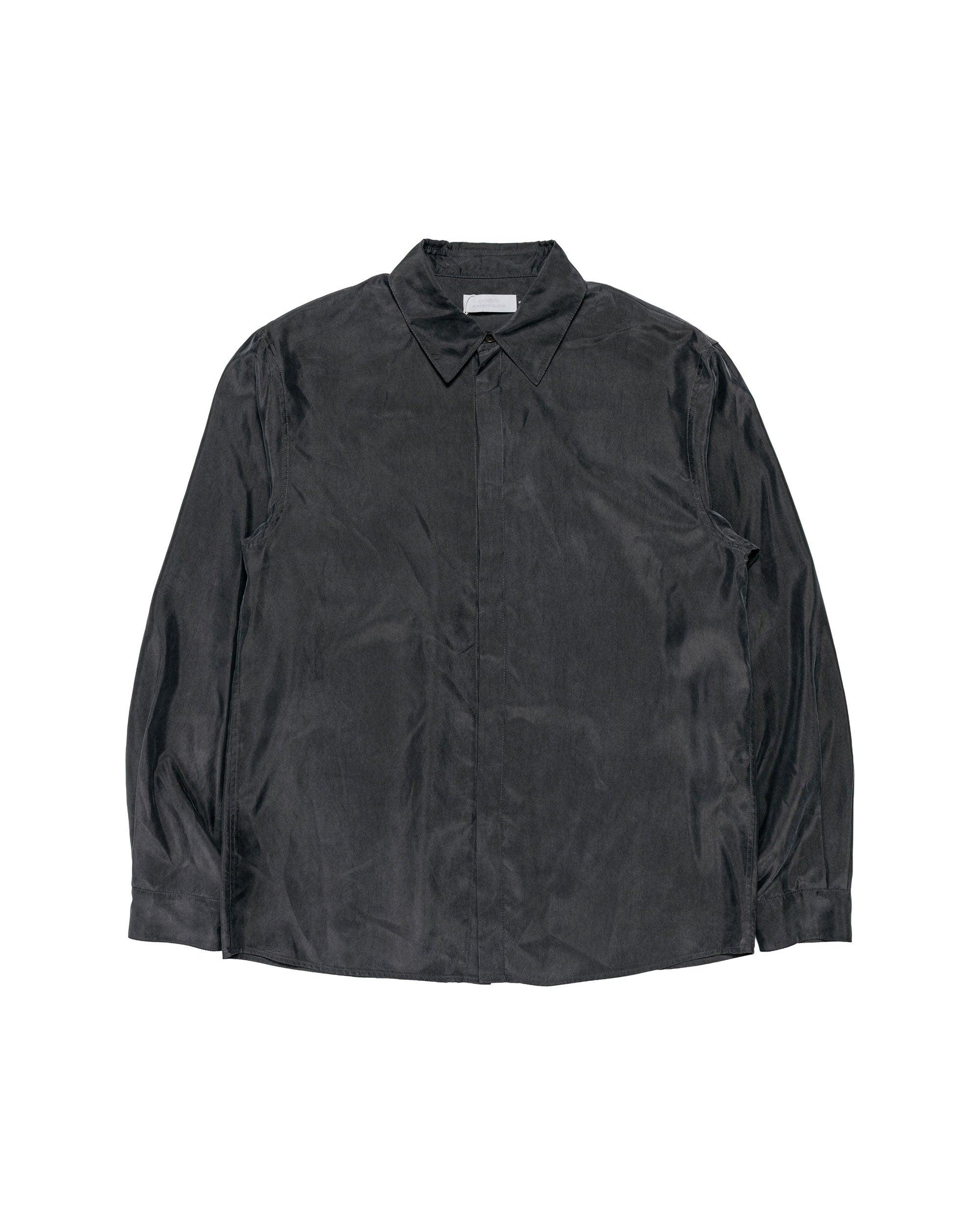 Cupro Shirt Charcoal
