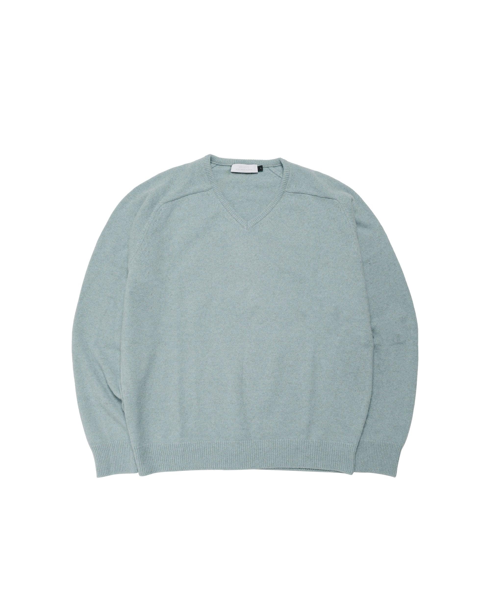 Racoon V-Neck Knit Mint