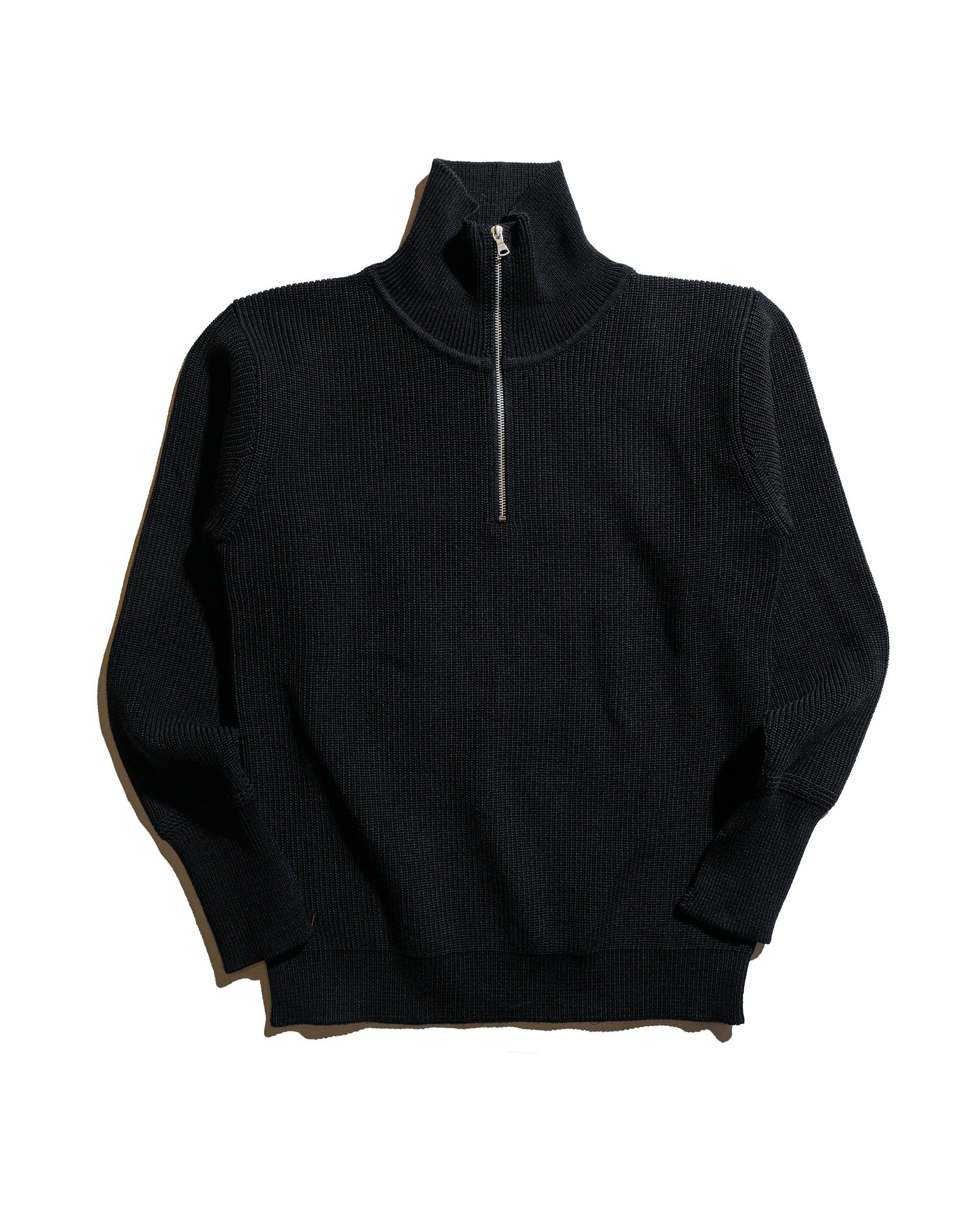 Sailor Half-Zip Black