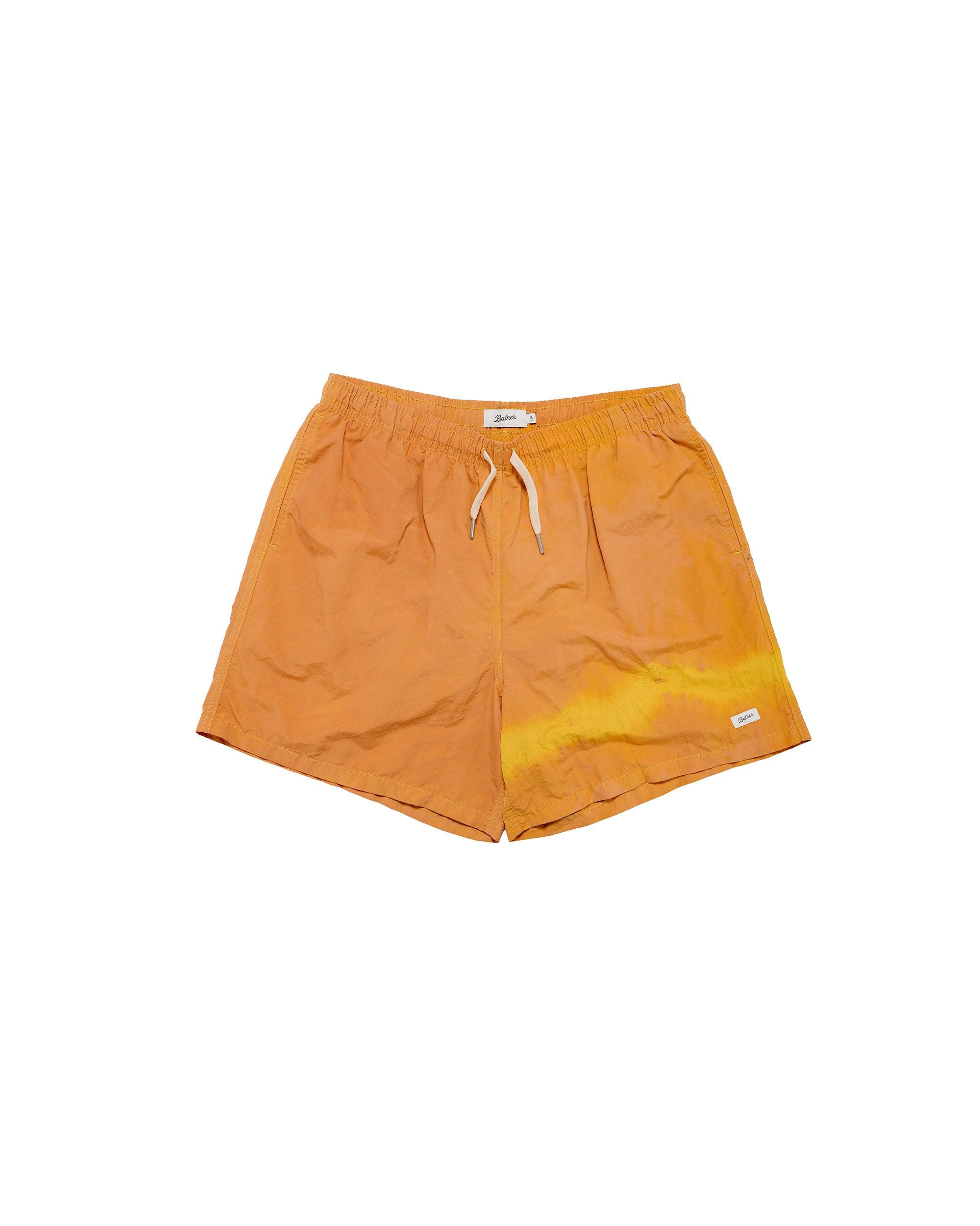 Caeterpillar Over Dyed Madder Tangerine Swim Trunk