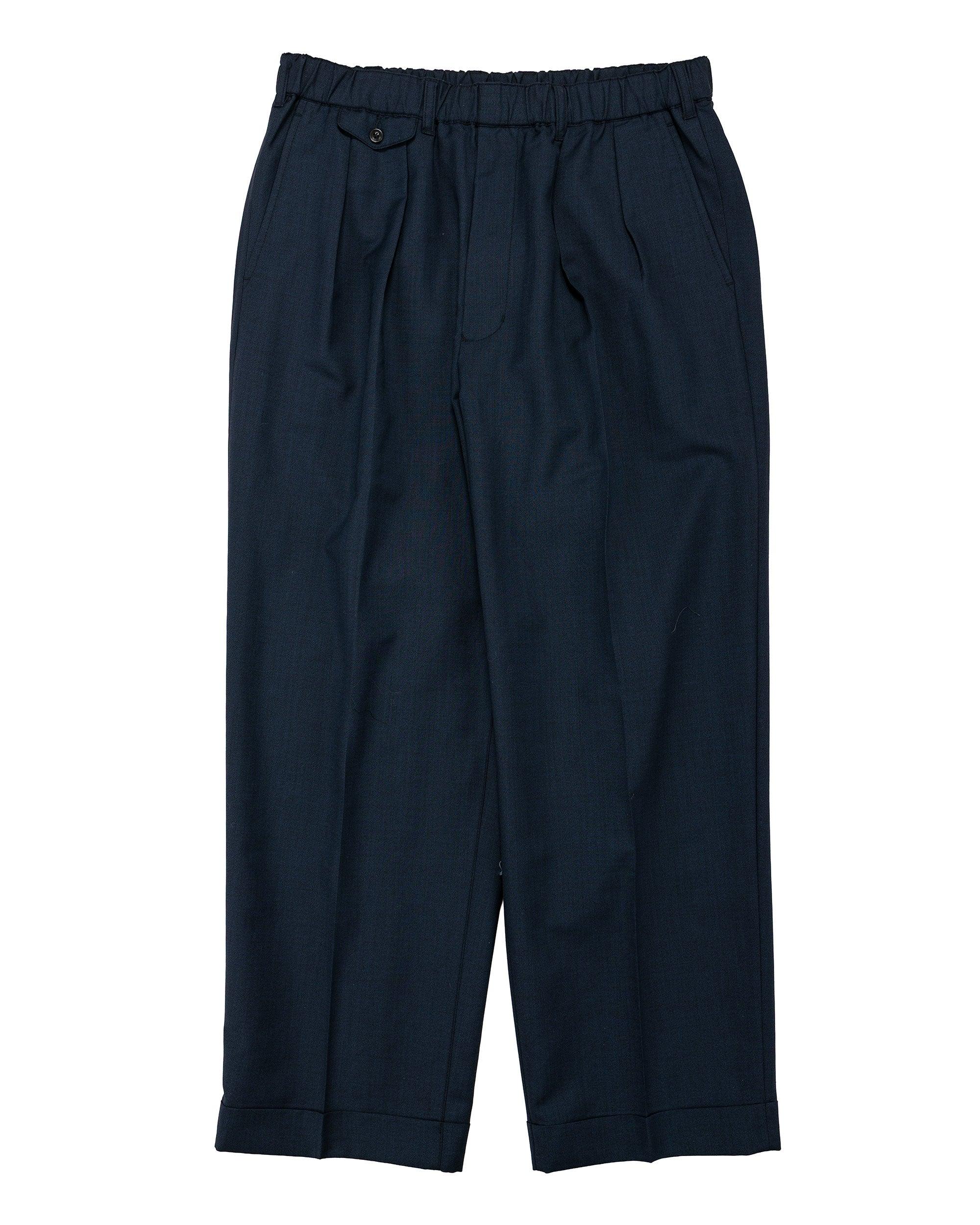 2Pleats Anywhere(wear) Wool Navy