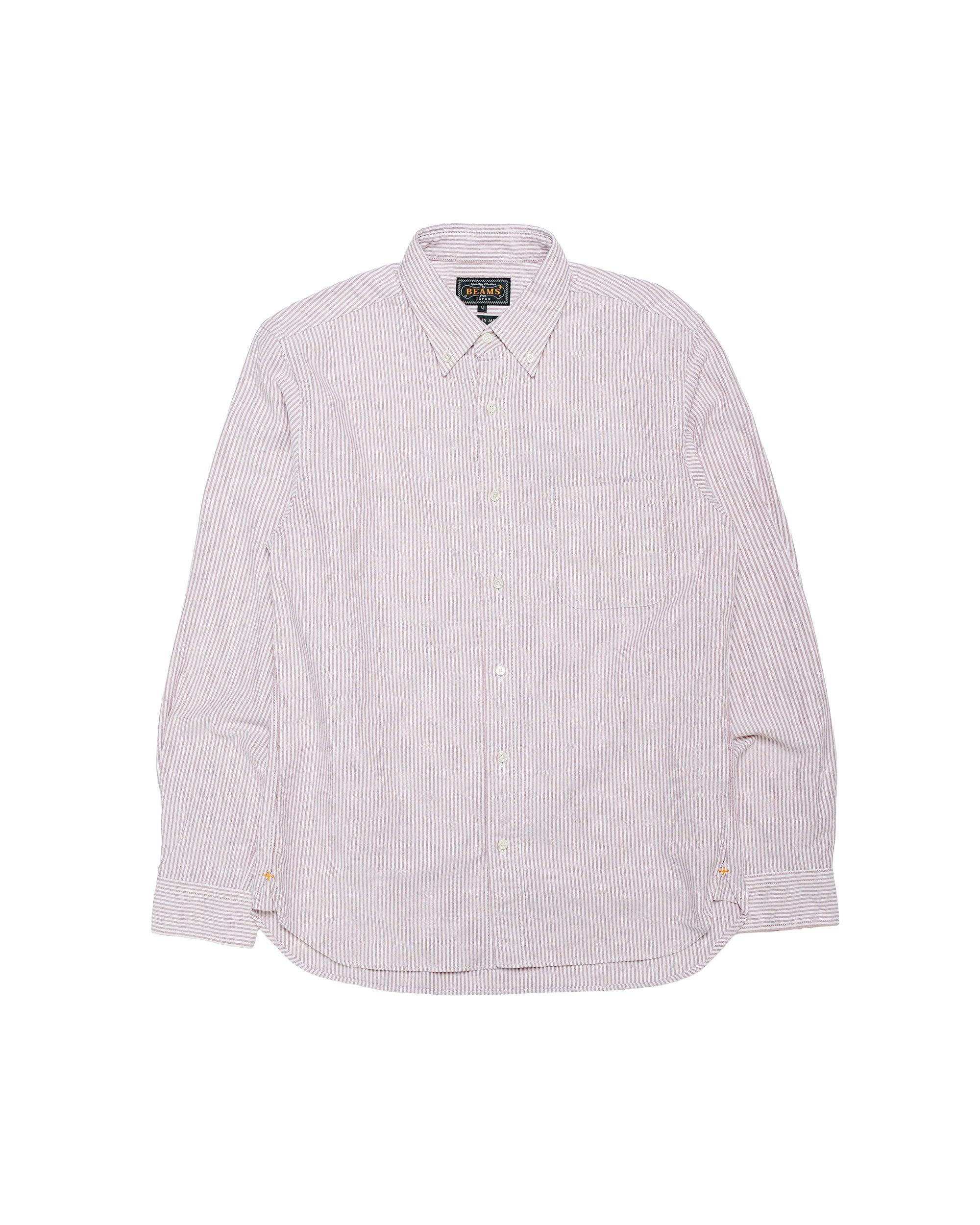 B.D. Oxford Candy Stripe Wine