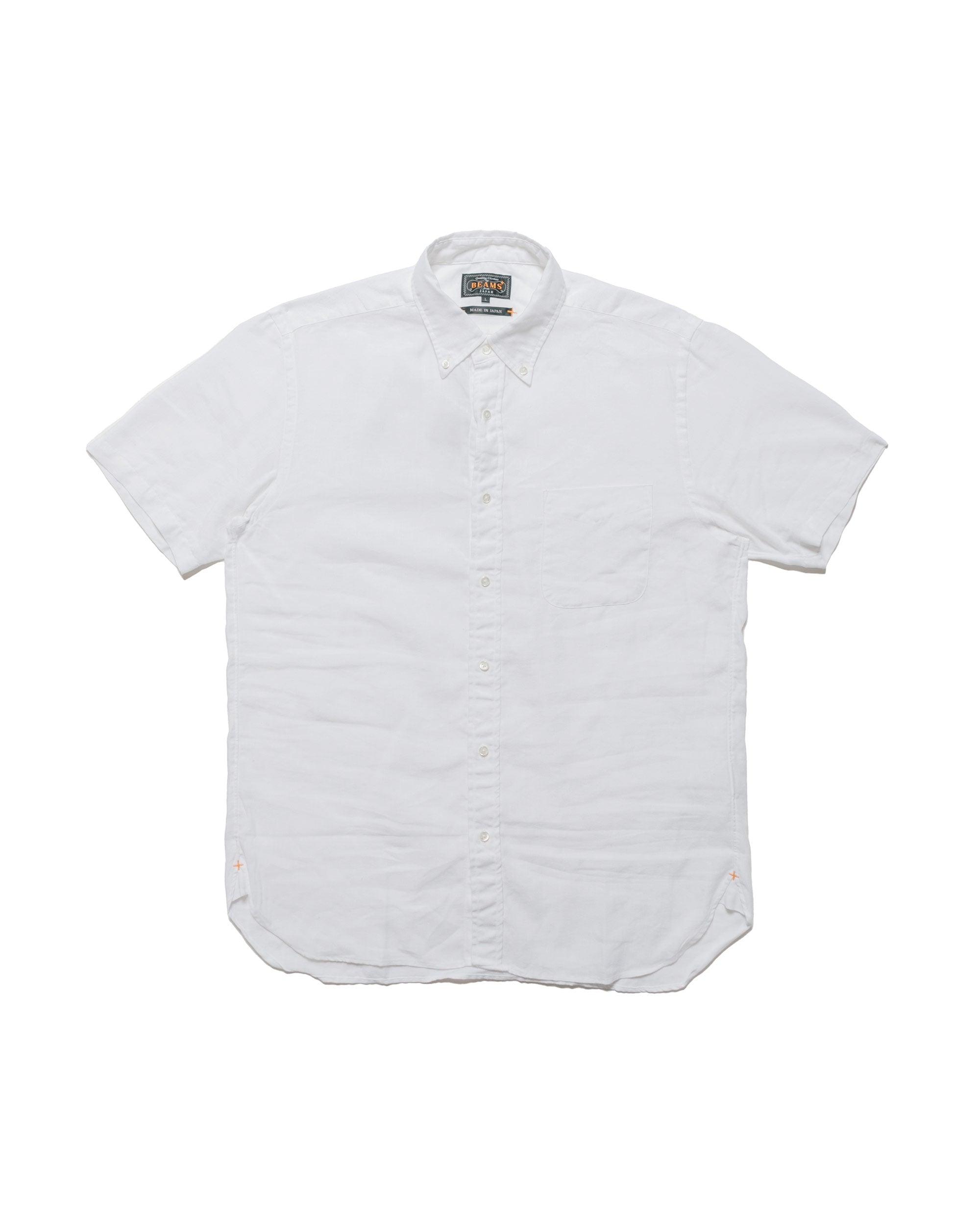 B.D. Short Sleeve COOLMAX® Linen White