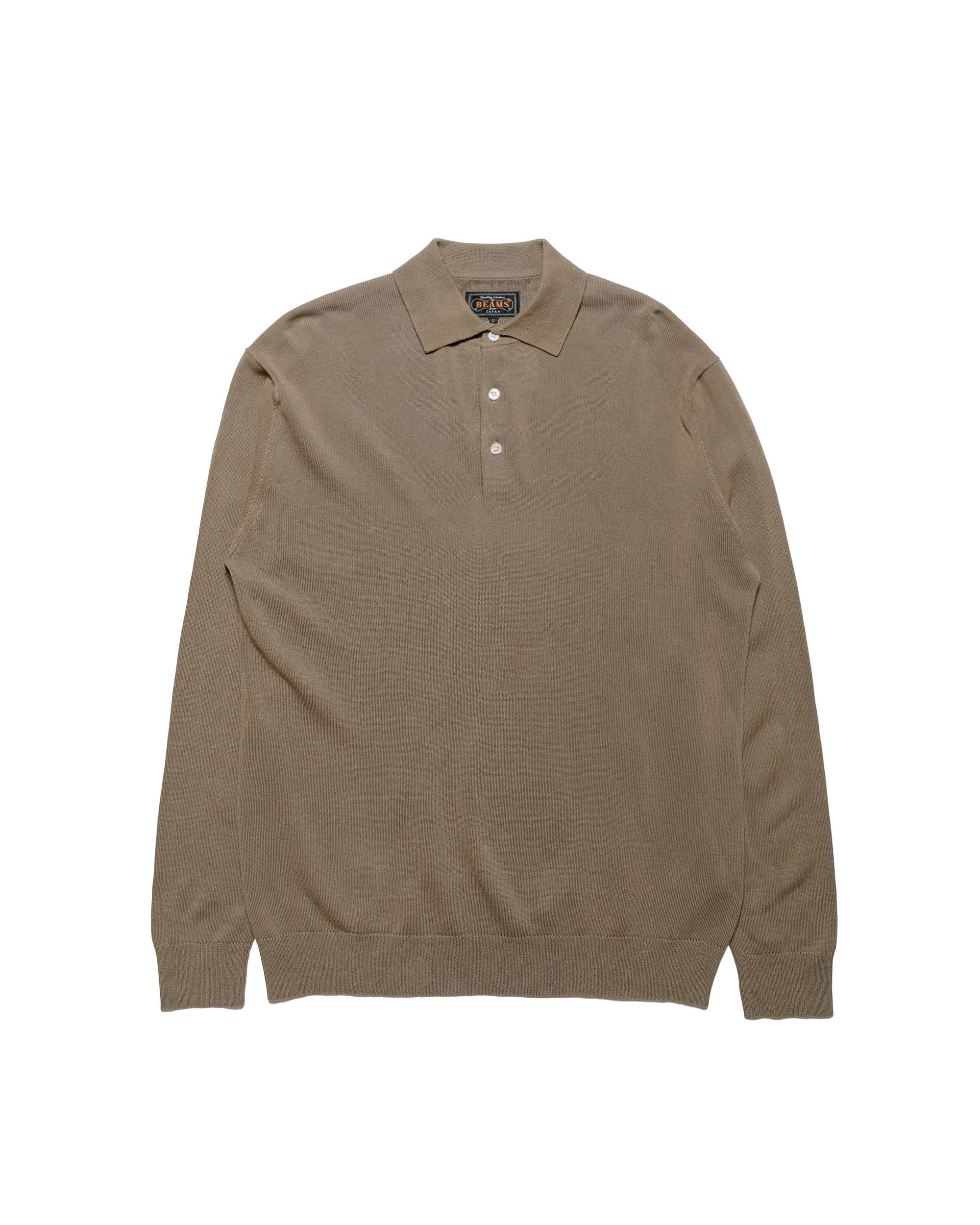 Knit Polo 12G Mocha