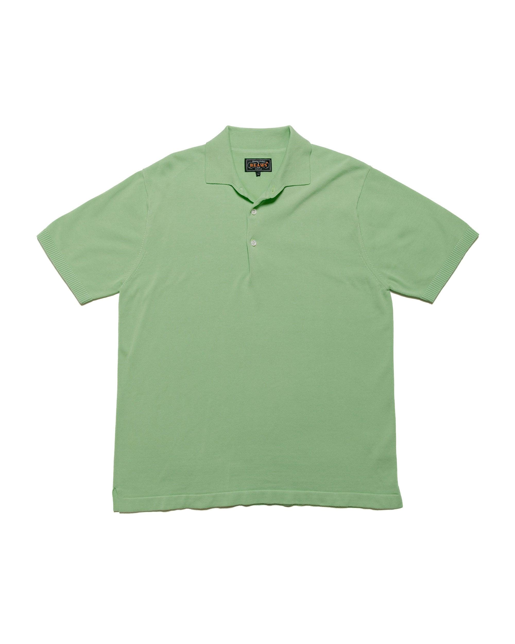 Knit Polo Solid 12G Light Green