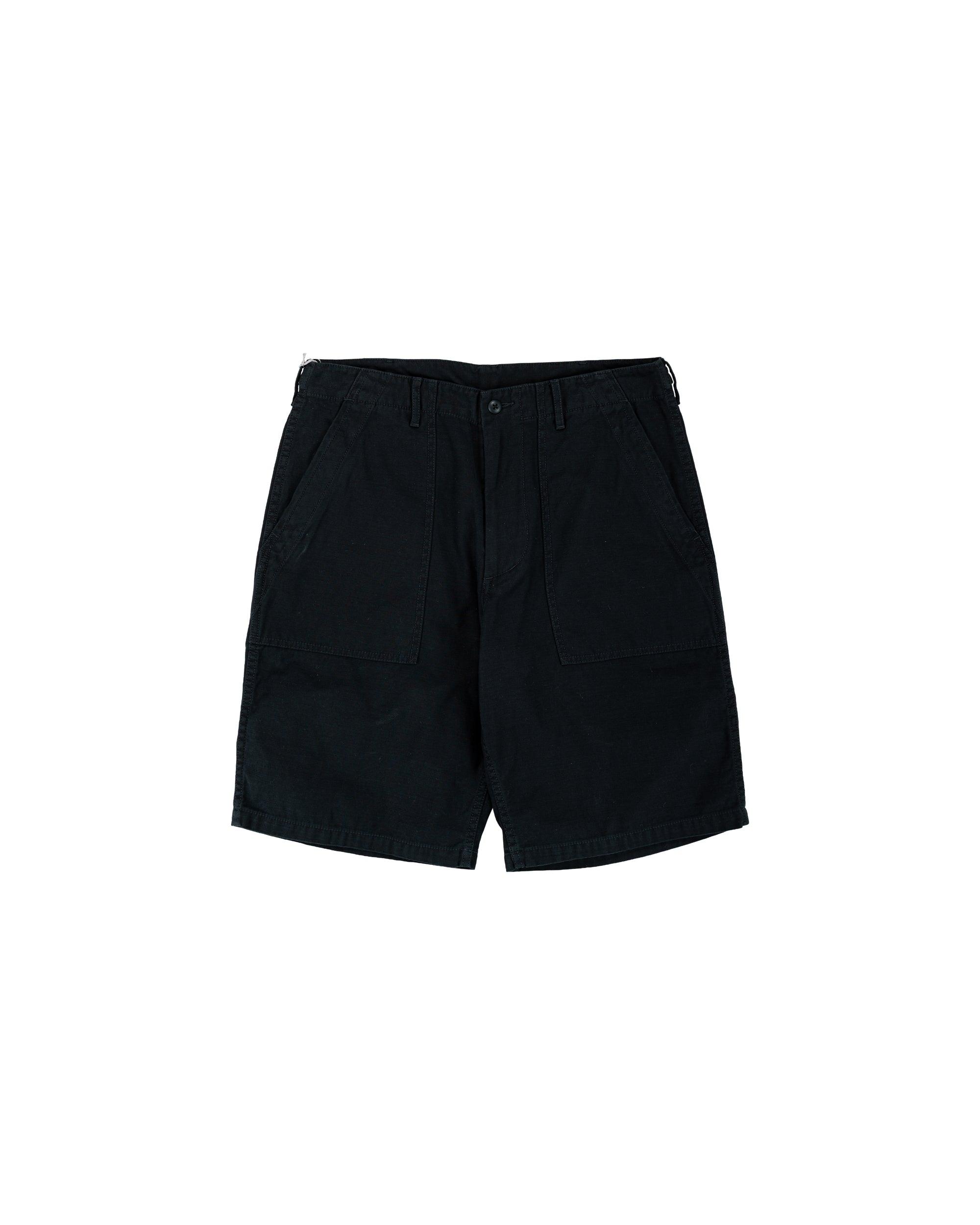 MIL Utility Shorts Reversed Sateen Black