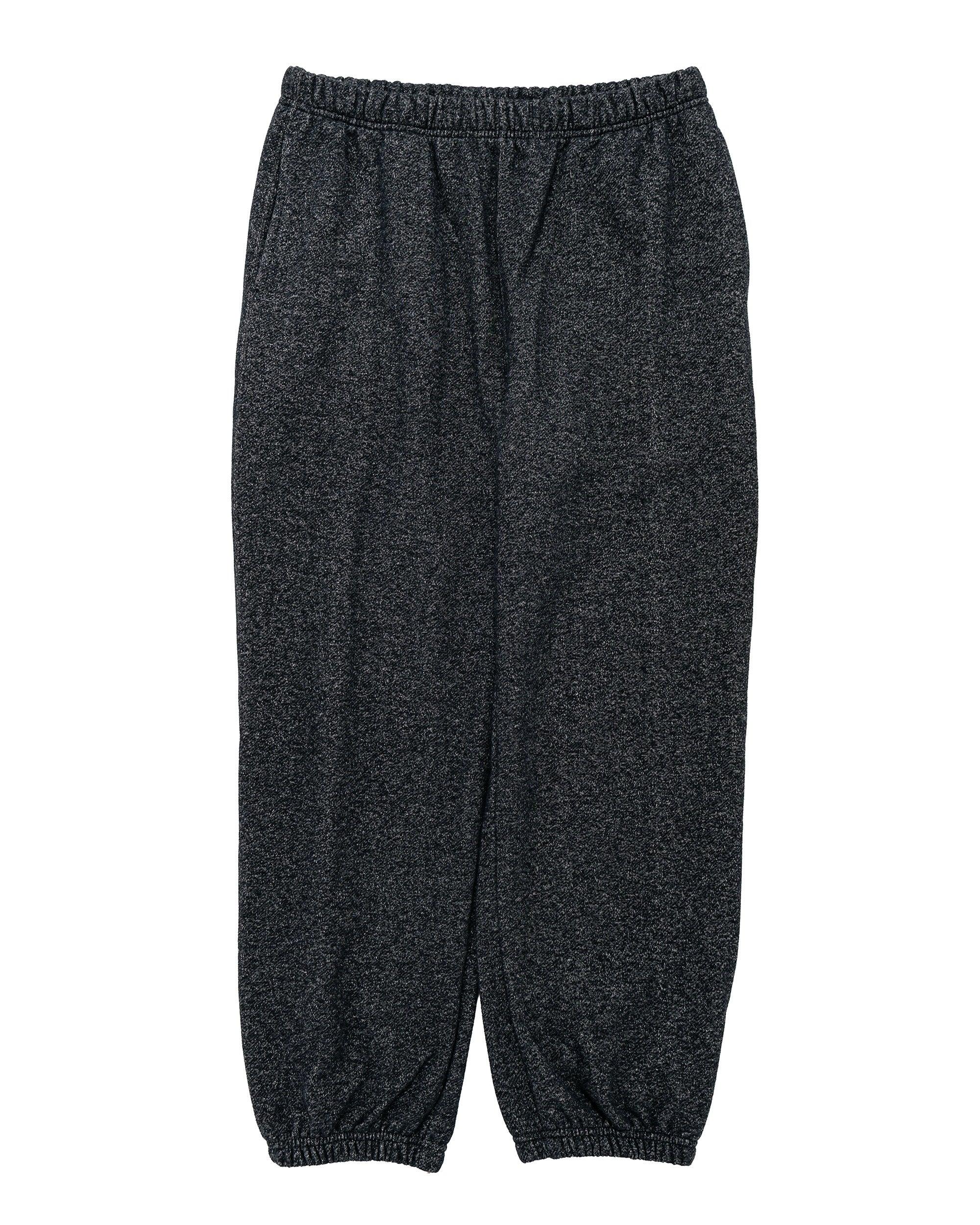 Castor Sweatpants Pebble Knit French Terry Black