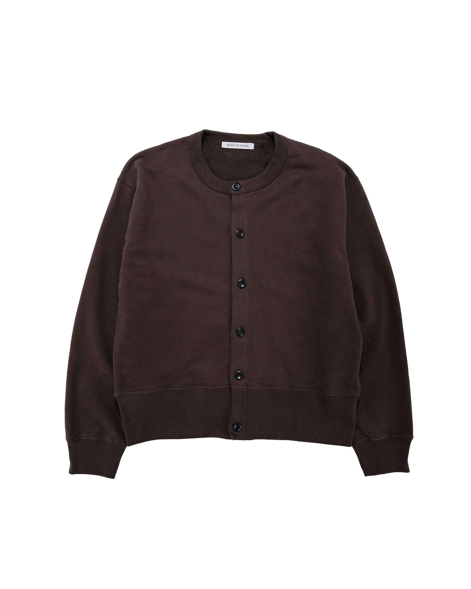 Heath Cardigan Sueded French Terry Loam