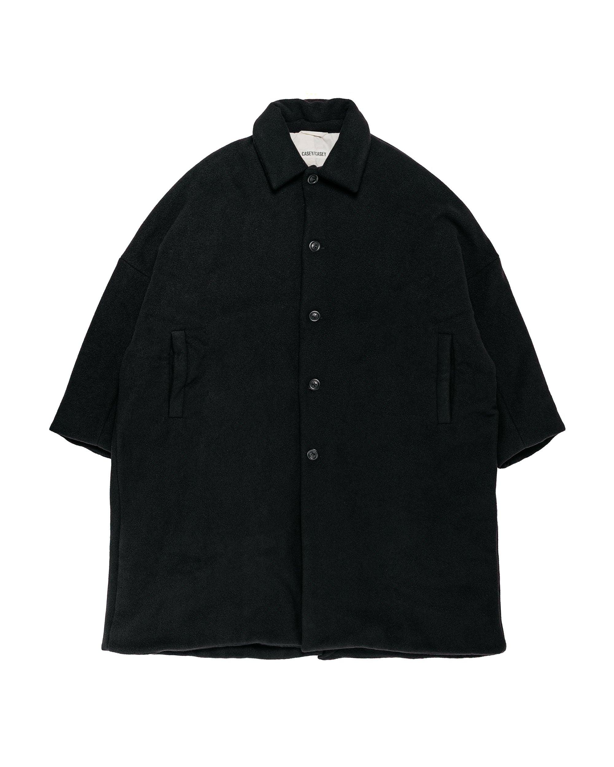 Big Blobby Coat Heavy Cashmere Black