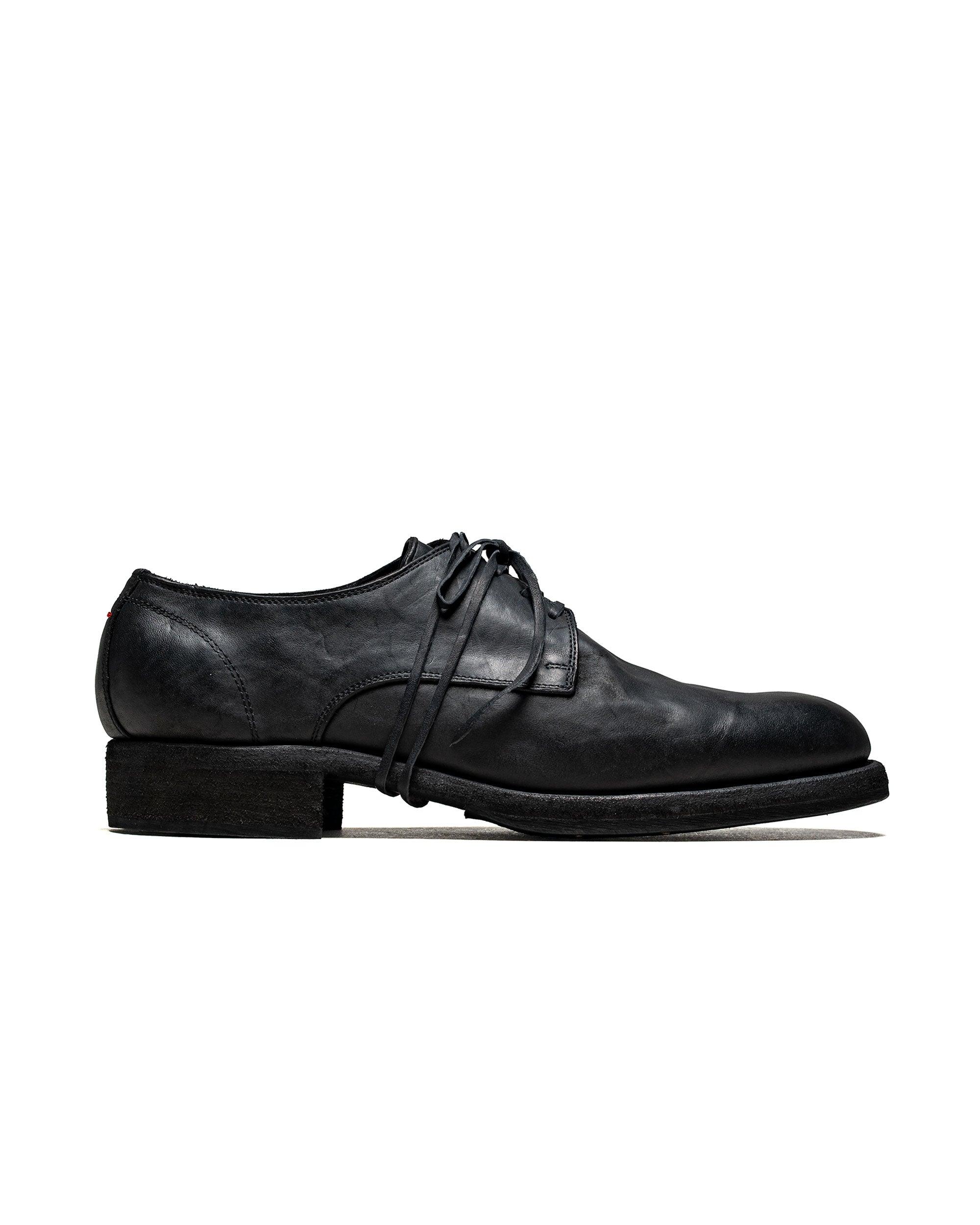 Guidi Derbie Shoes Horsy Black