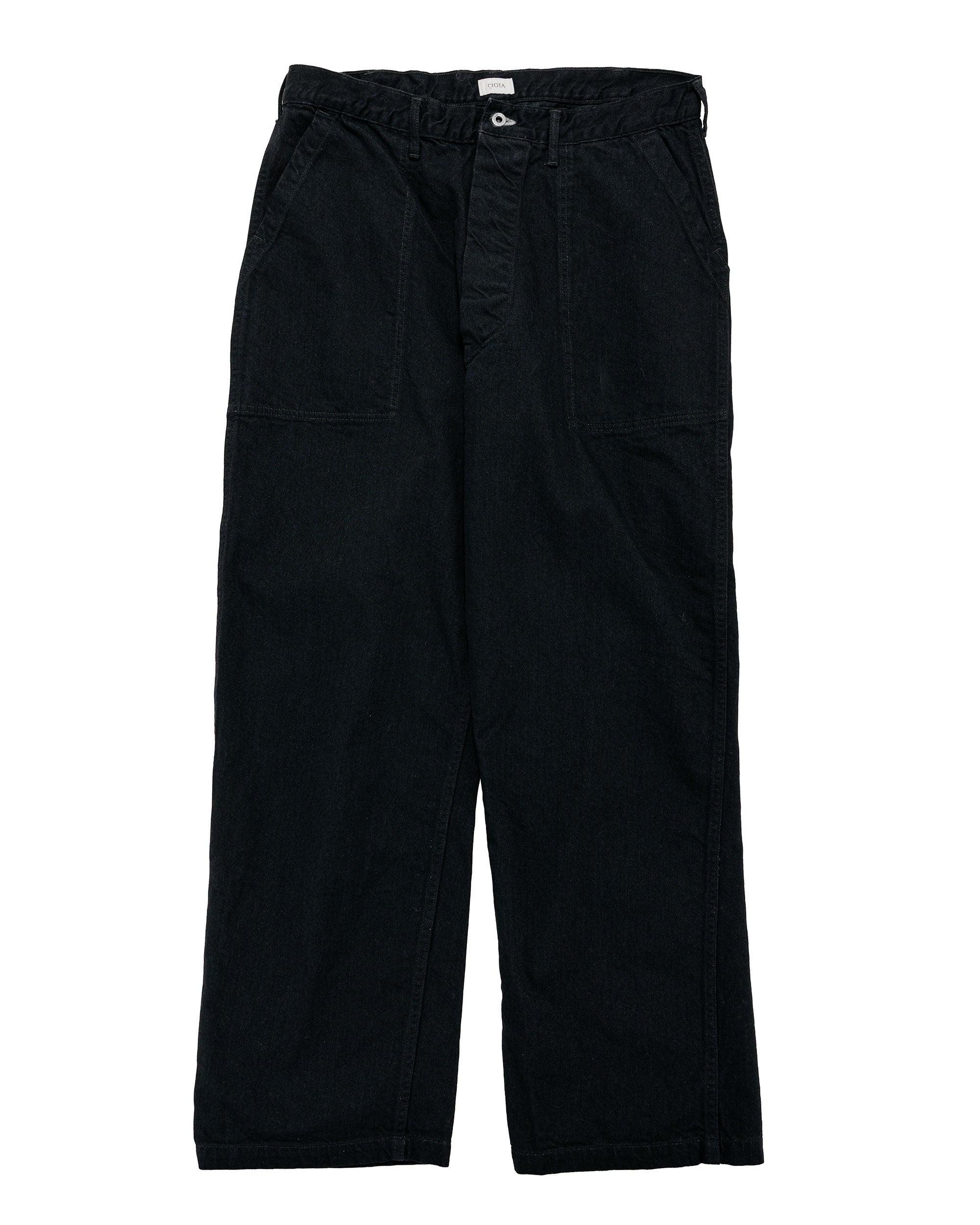 Denim Baker Pants Black (One Wash)