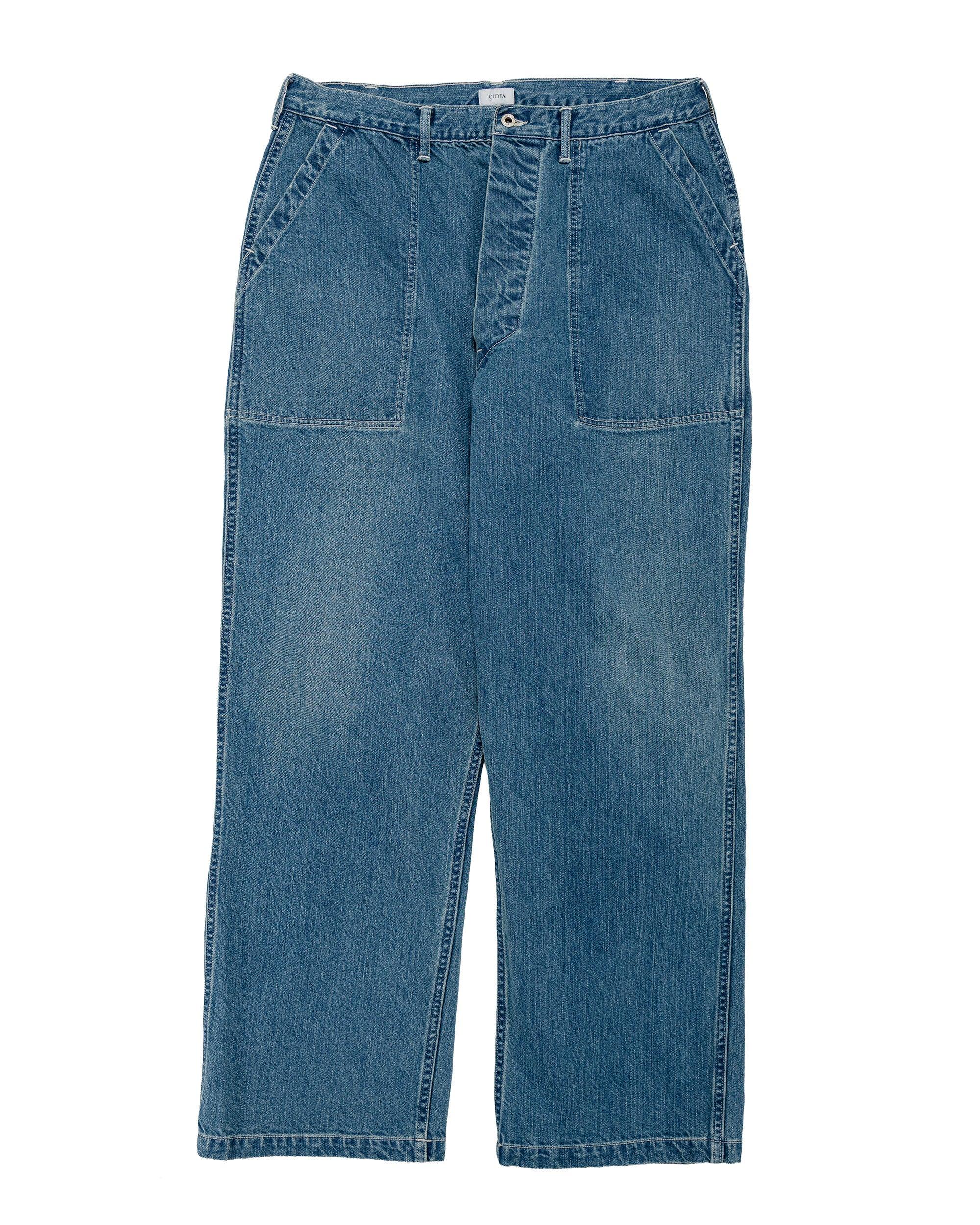 Denim Baker Pants Medium Blue