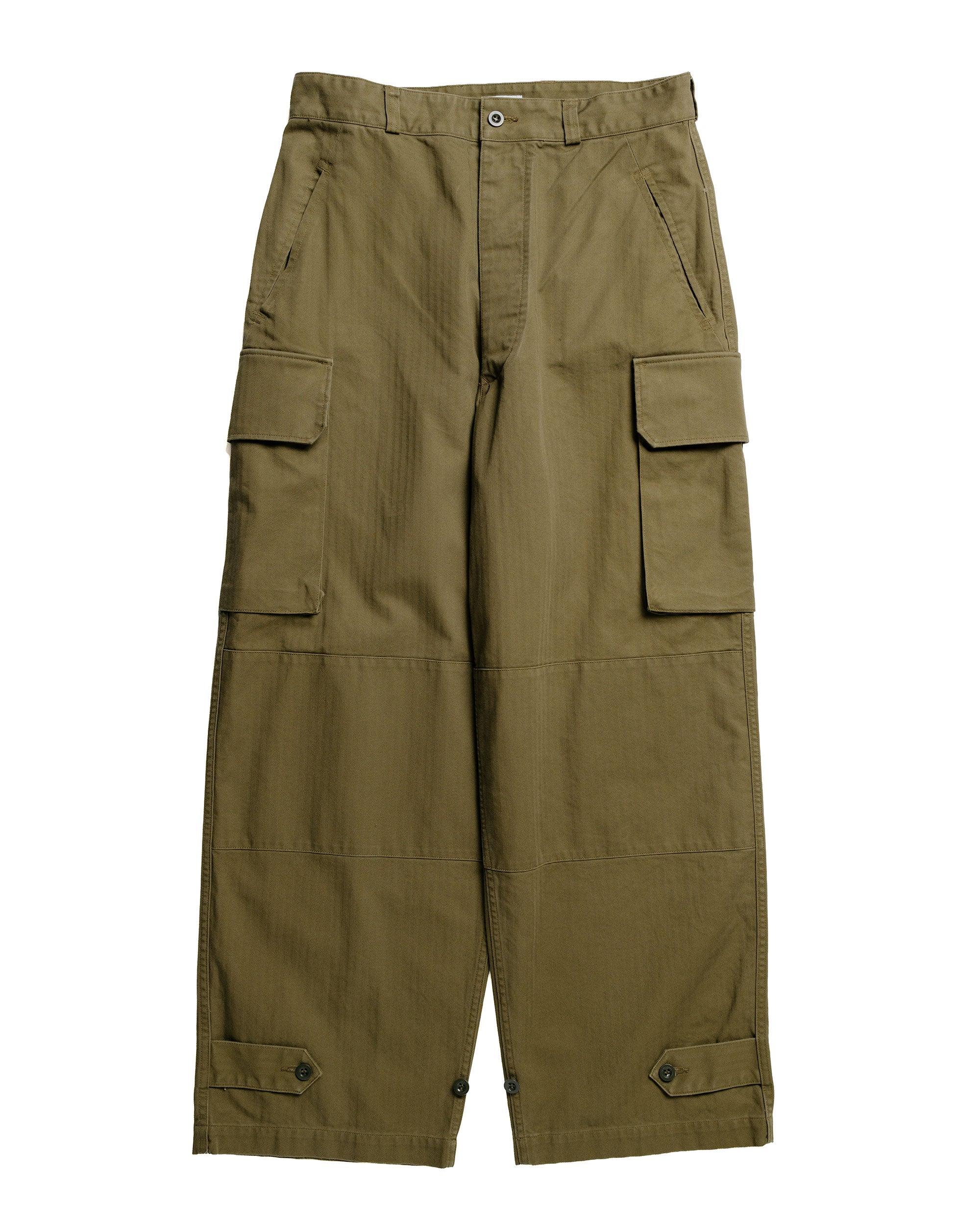 Herringbone M-47 Field Pants Dark Olive