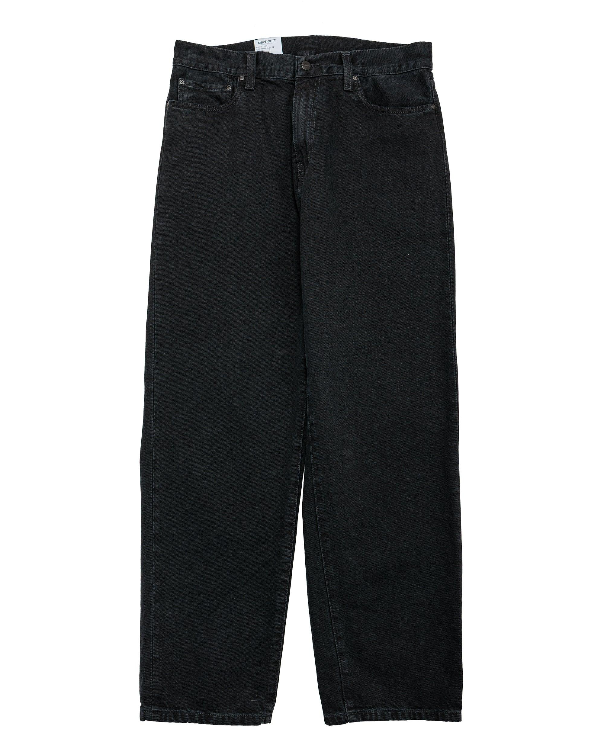Carhartt W.I.P. Aaron Pant Black Stone Washed