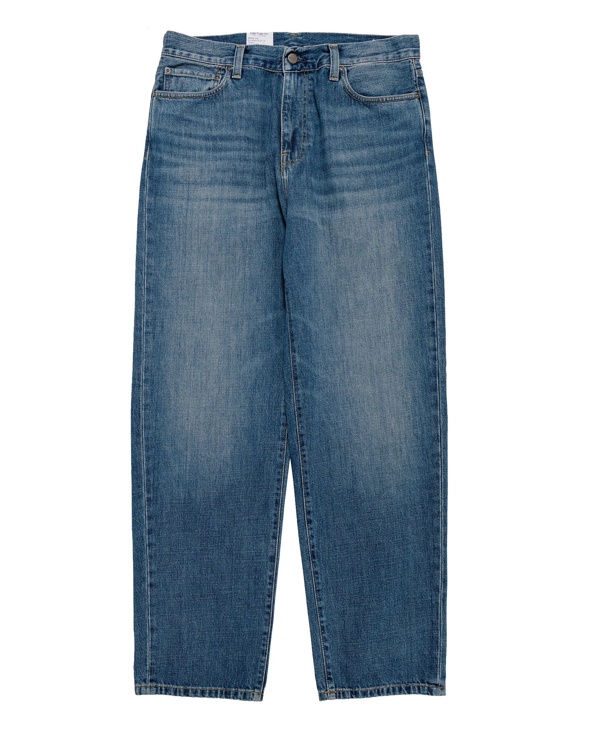Carhartt W.I.P. Aaron Pant Blue Dark Used Wash