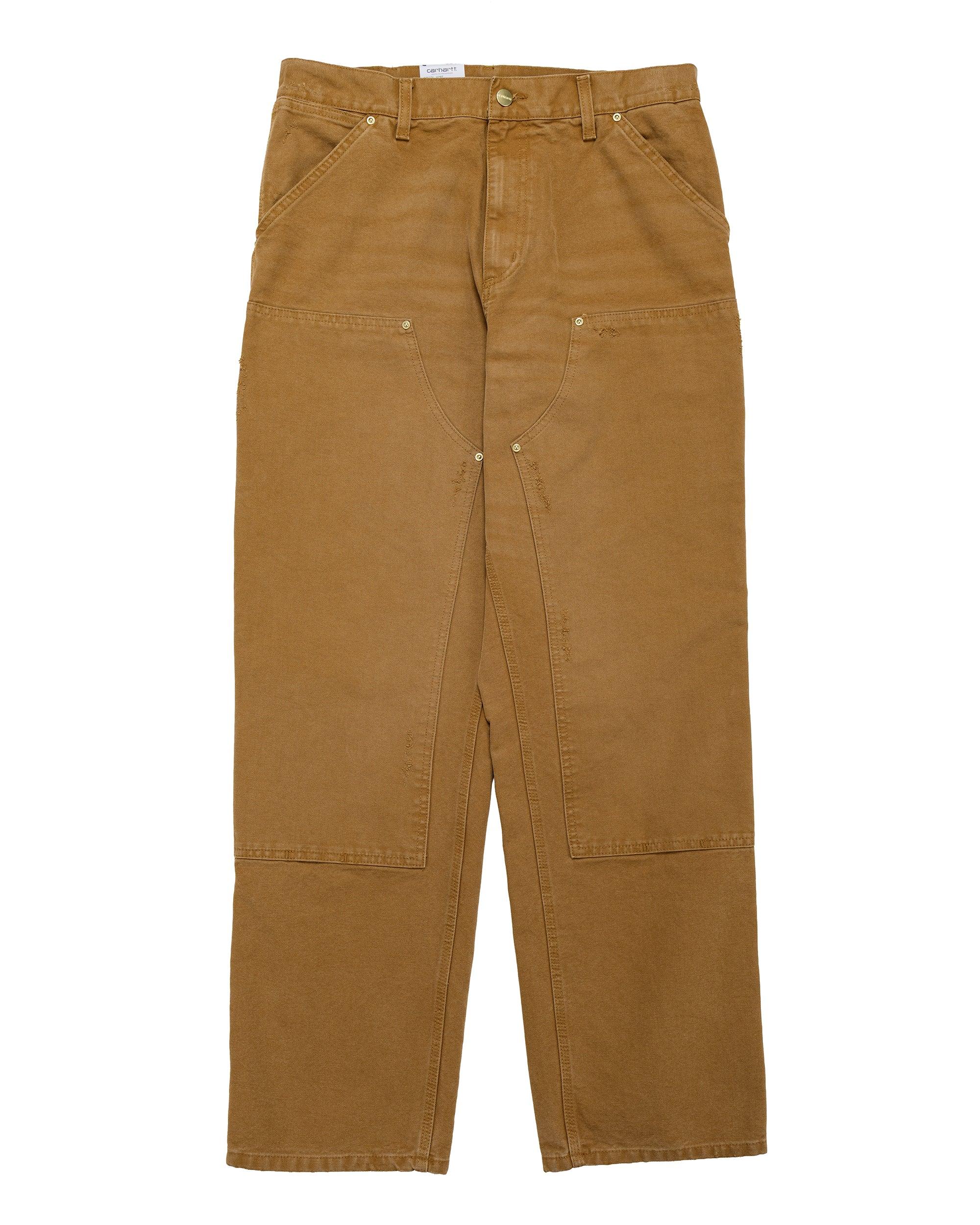 Carhartt W.I.P. Double Knee Pant Hamilton Brown Grind Wash