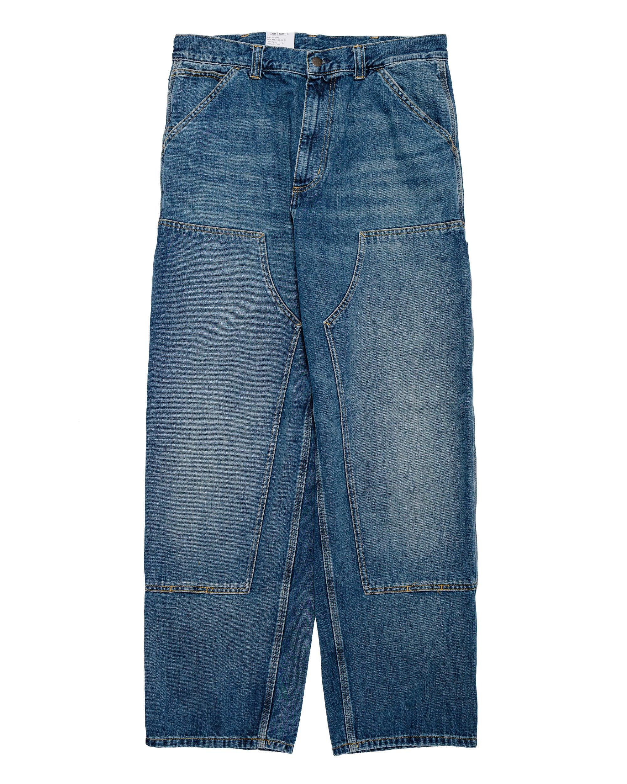 Carhartt W.I.P. OG Double Knee Pant Blue Dark Used Wash