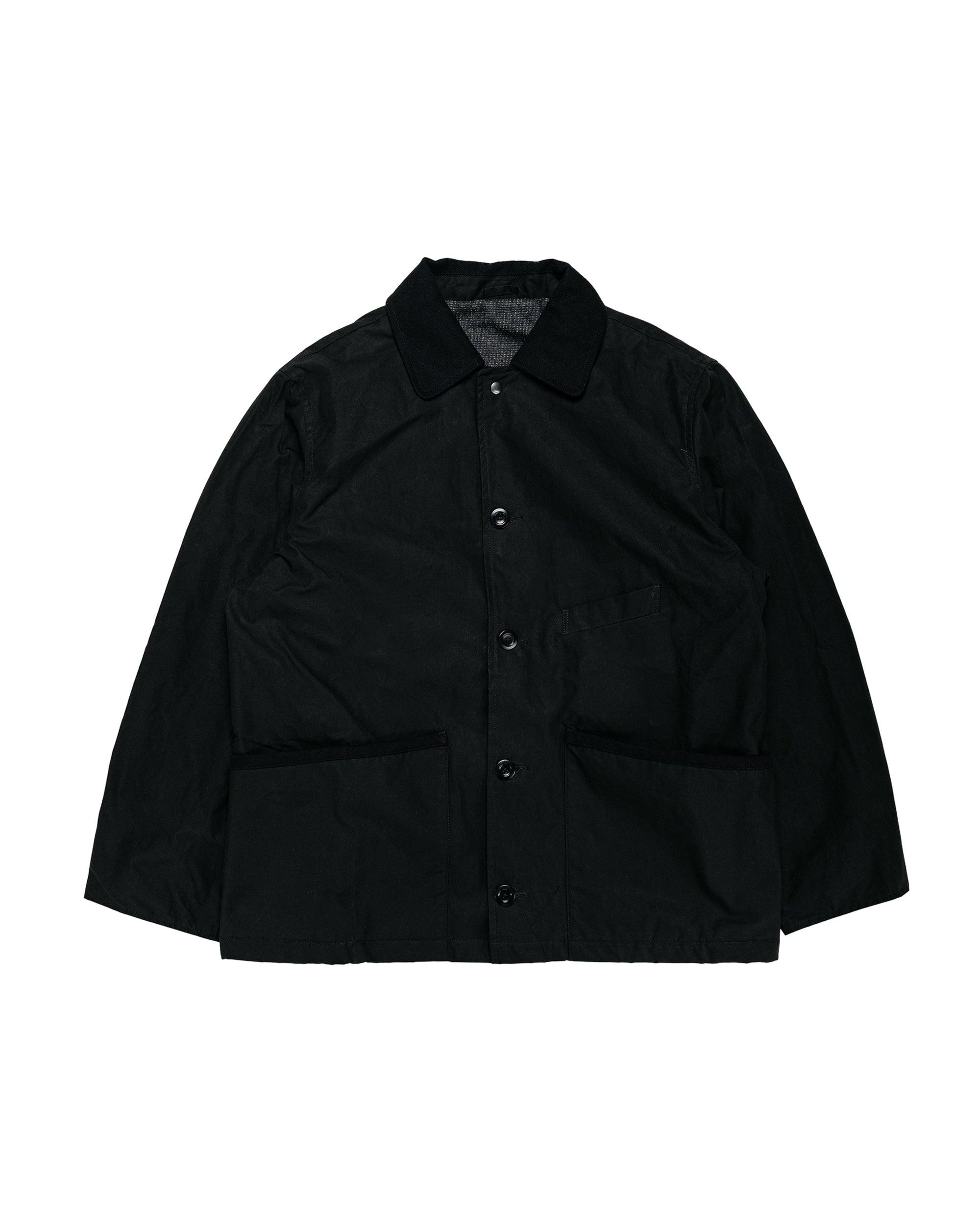 Blanket Jacket Cotton Dry Wax Black