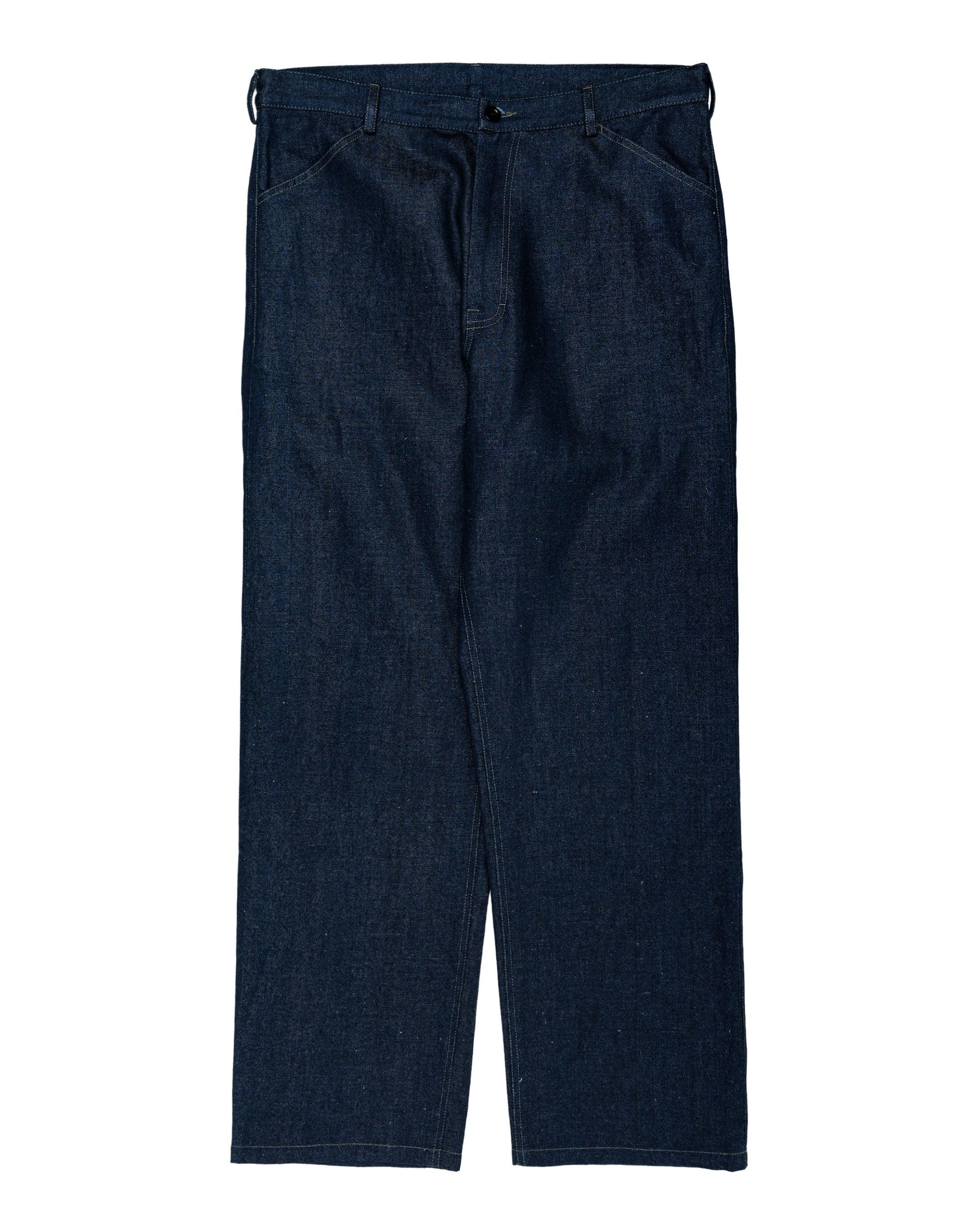 Potter Pants Linen Cotton Denim Indigo