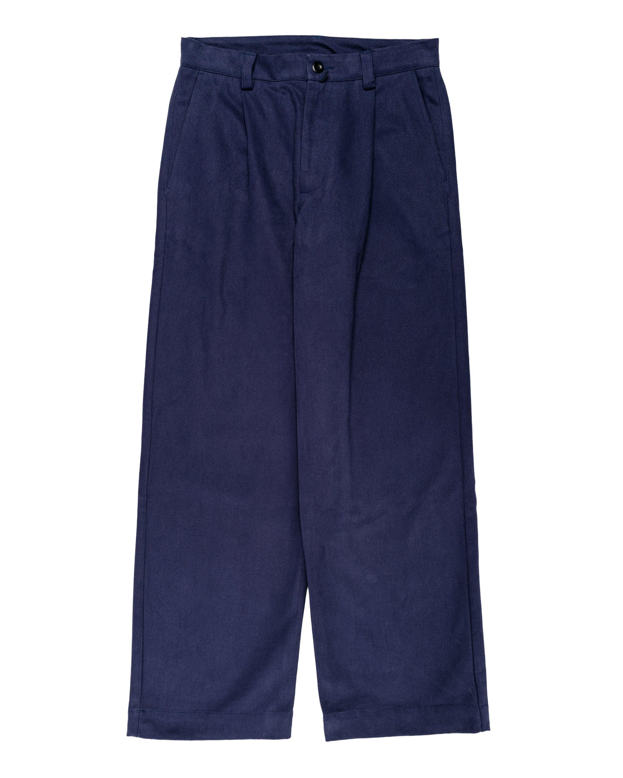 Scots Pants Heavy Peached Cotton French Navy
