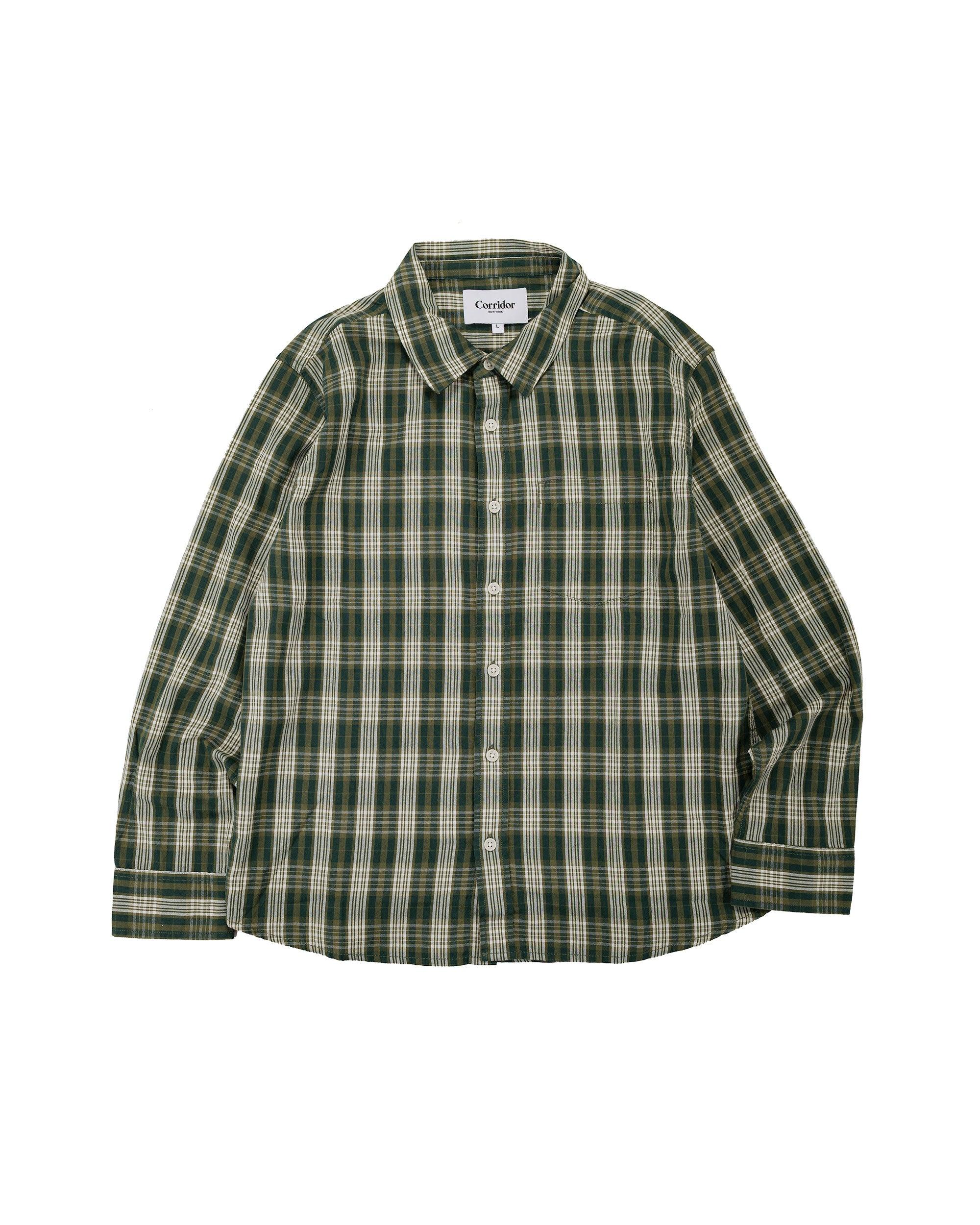 Verdant Check LS Green