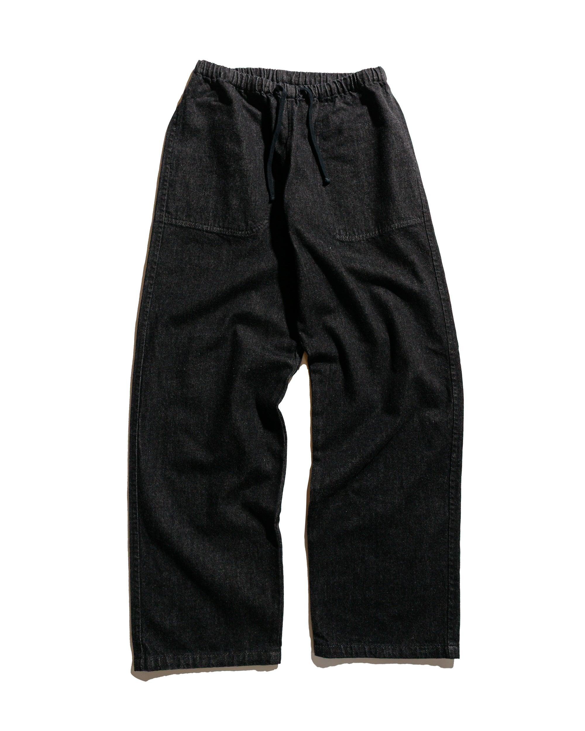 Denim Easy Pants Black