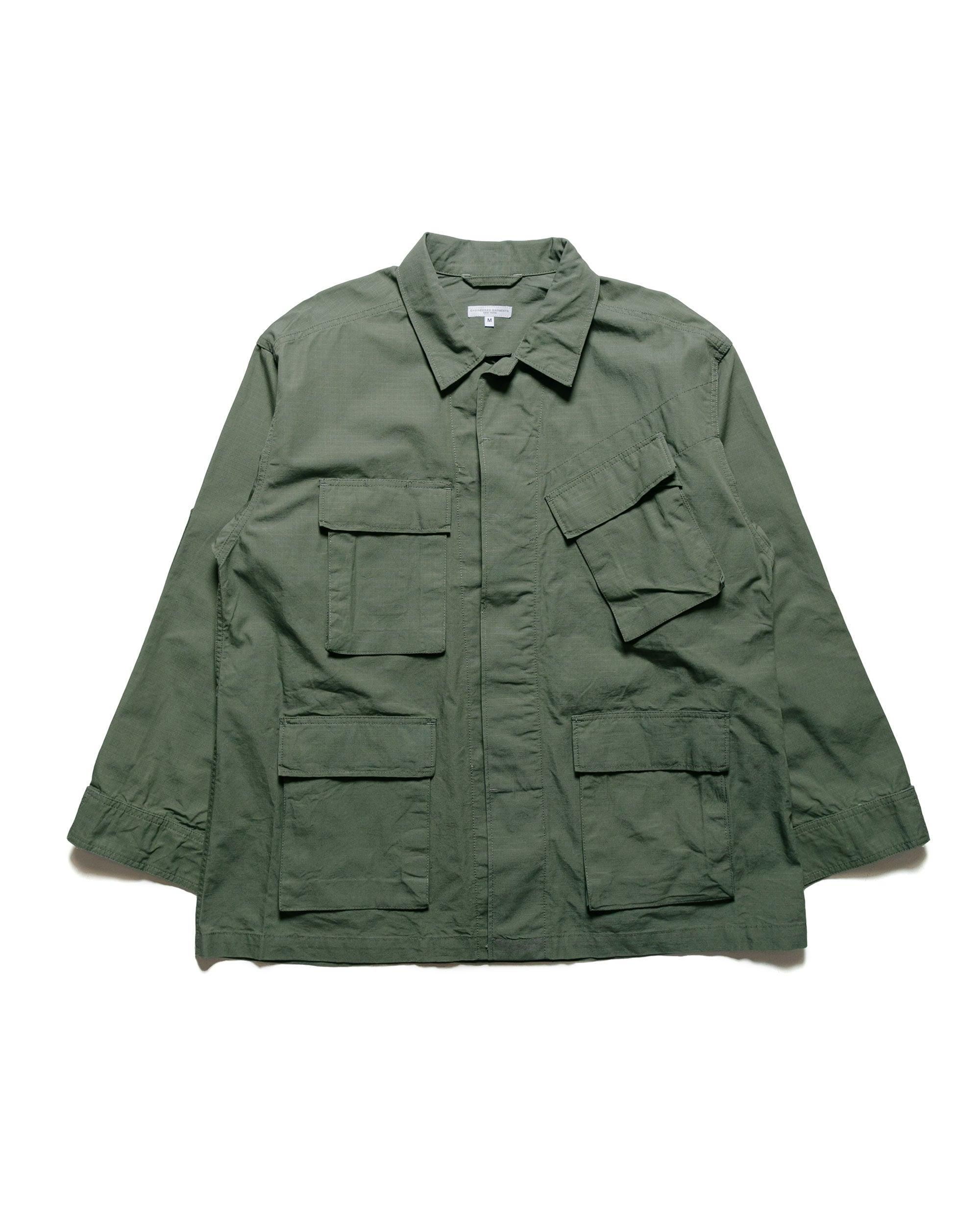 BDU Jacket Olive Cotton Ripstop