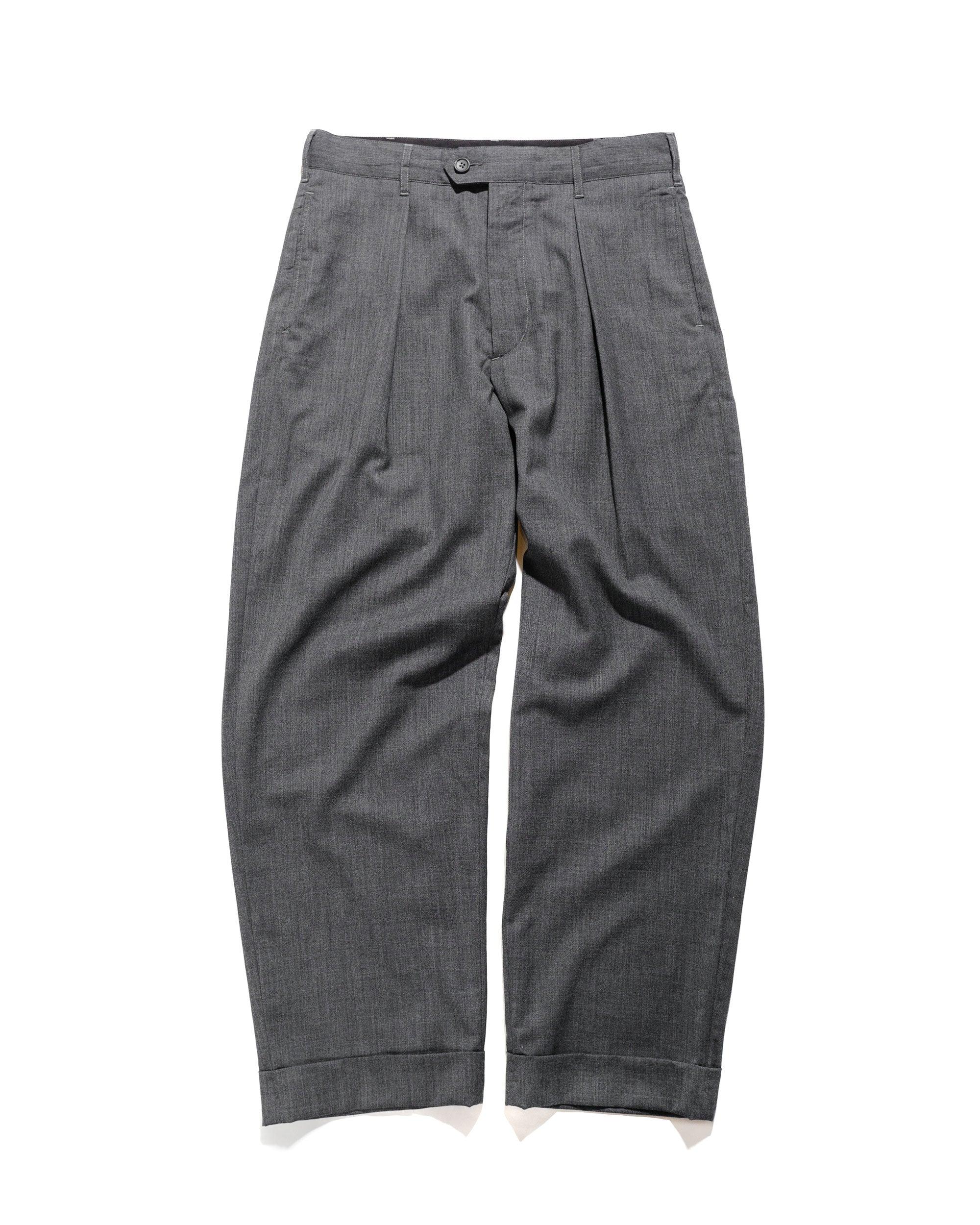 Carlyle Pant Charcoal Tropical Wool