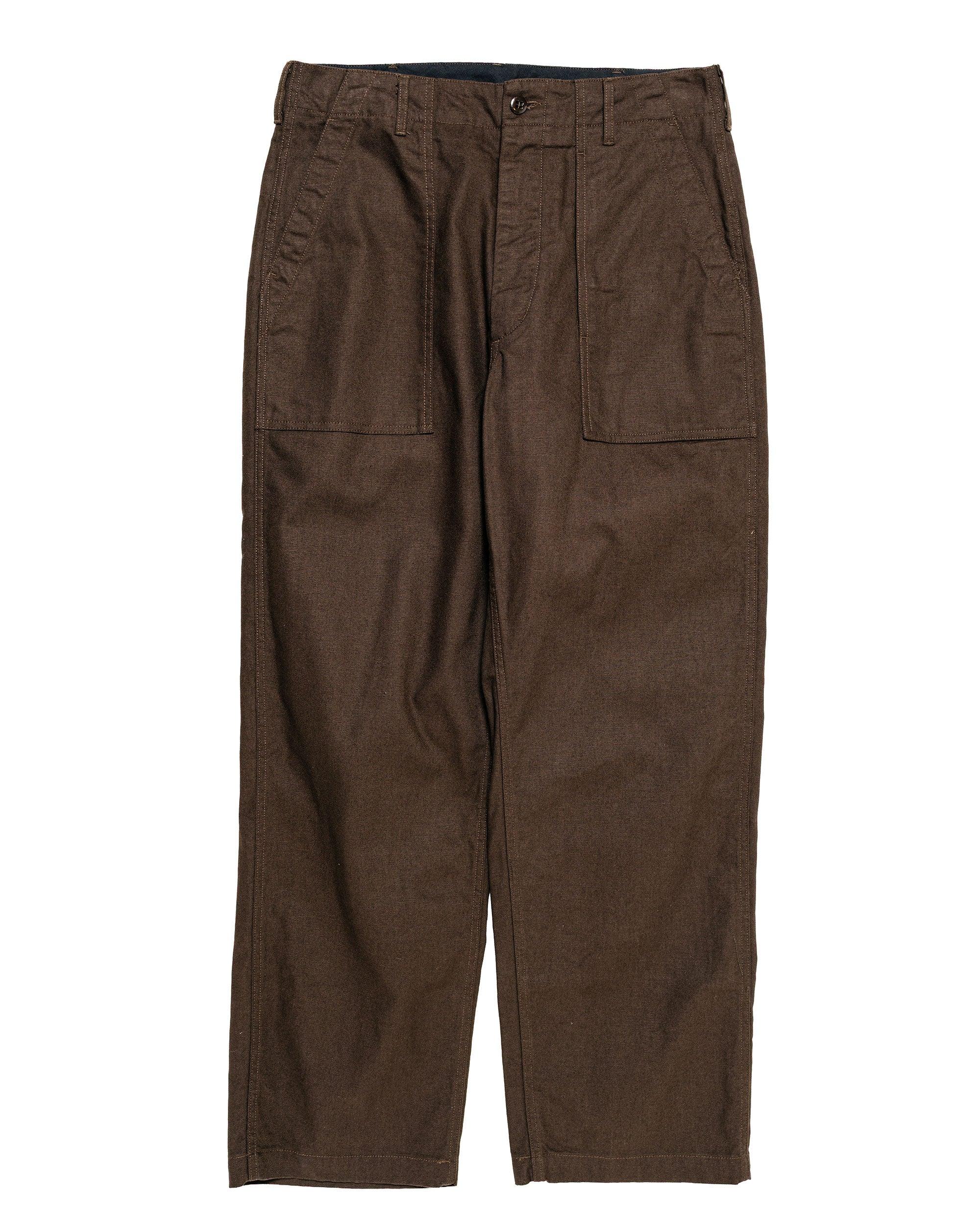 Fatigue Pant Brown 10oz Duck Canvas