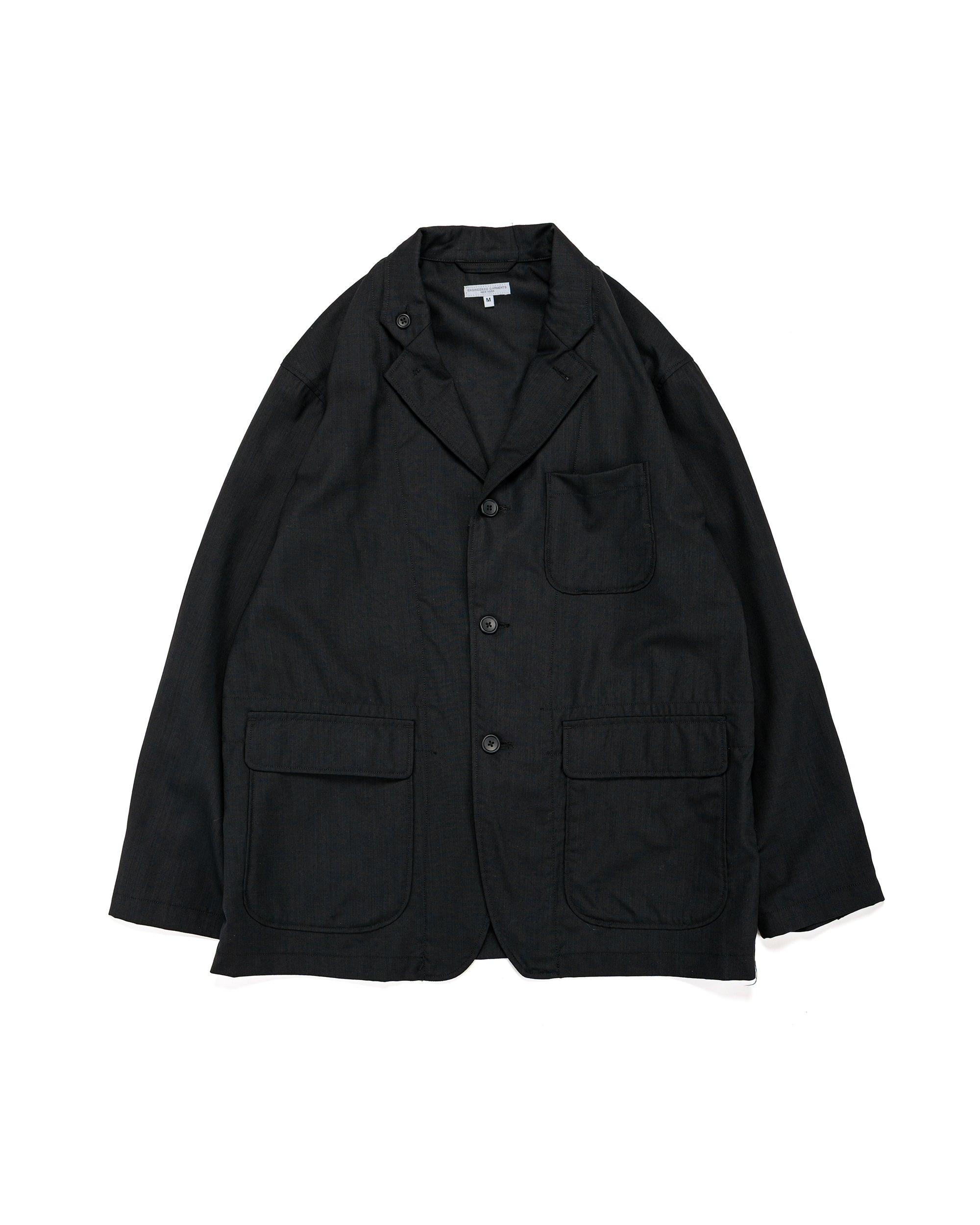 Loiter Jacket Black Tropical Wool