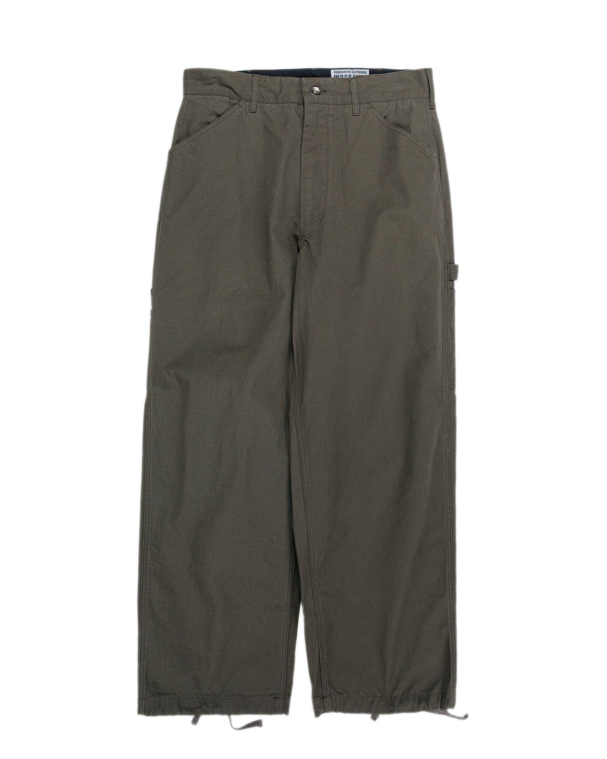 Painter Pant Olive Heavyweight Cotton Ripstop