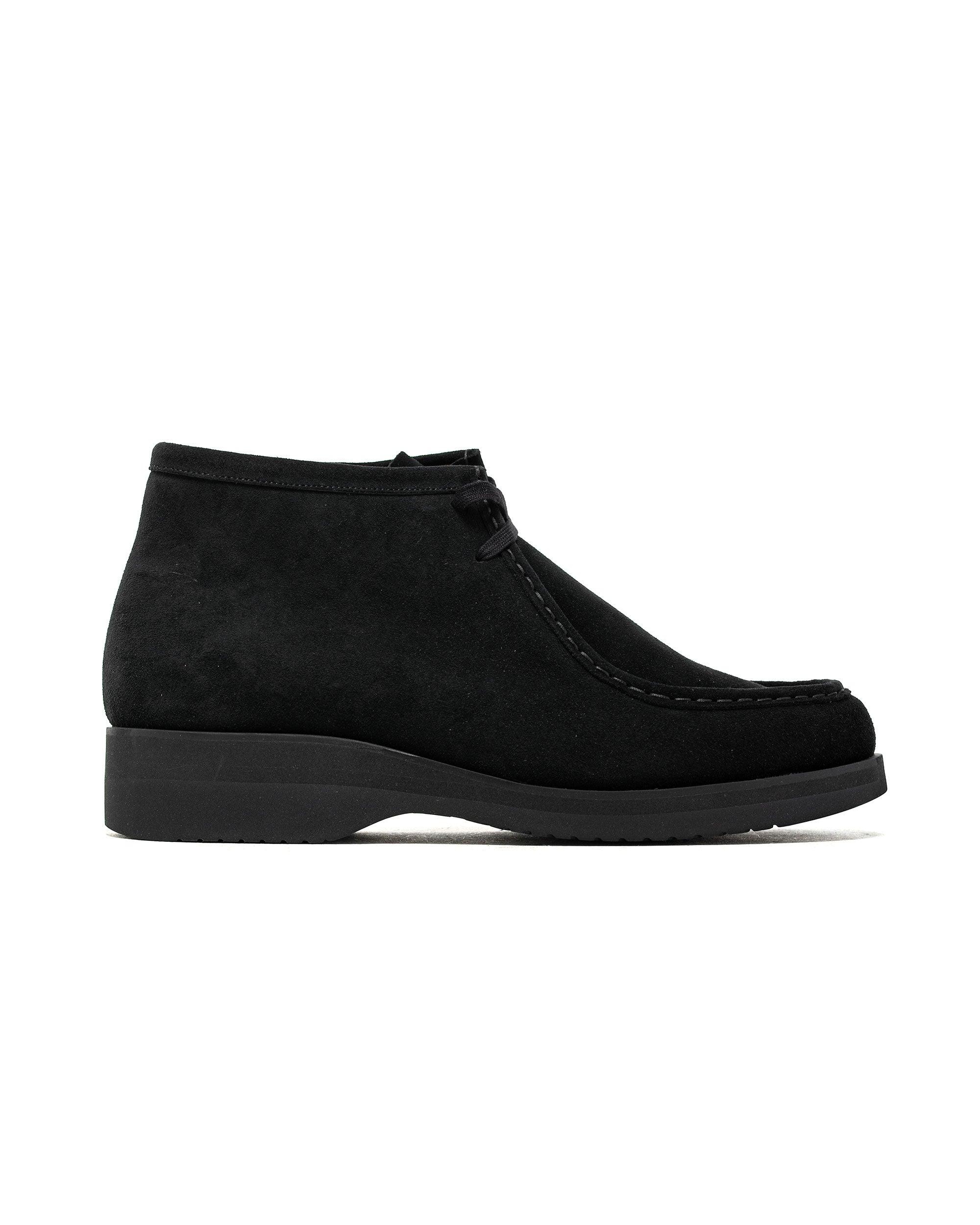 Tyrolean Shoes Black Suede