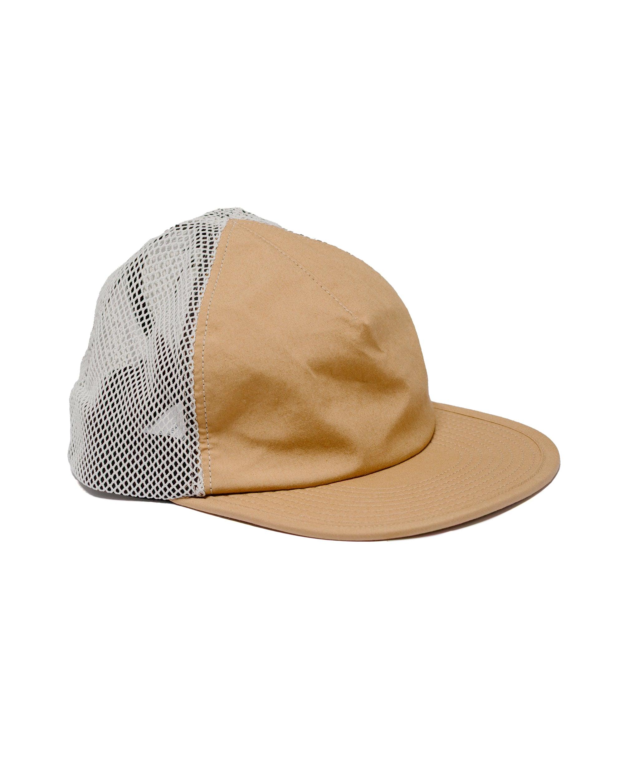 5 Panel Baseball Cap Typewriter Cloth Brown