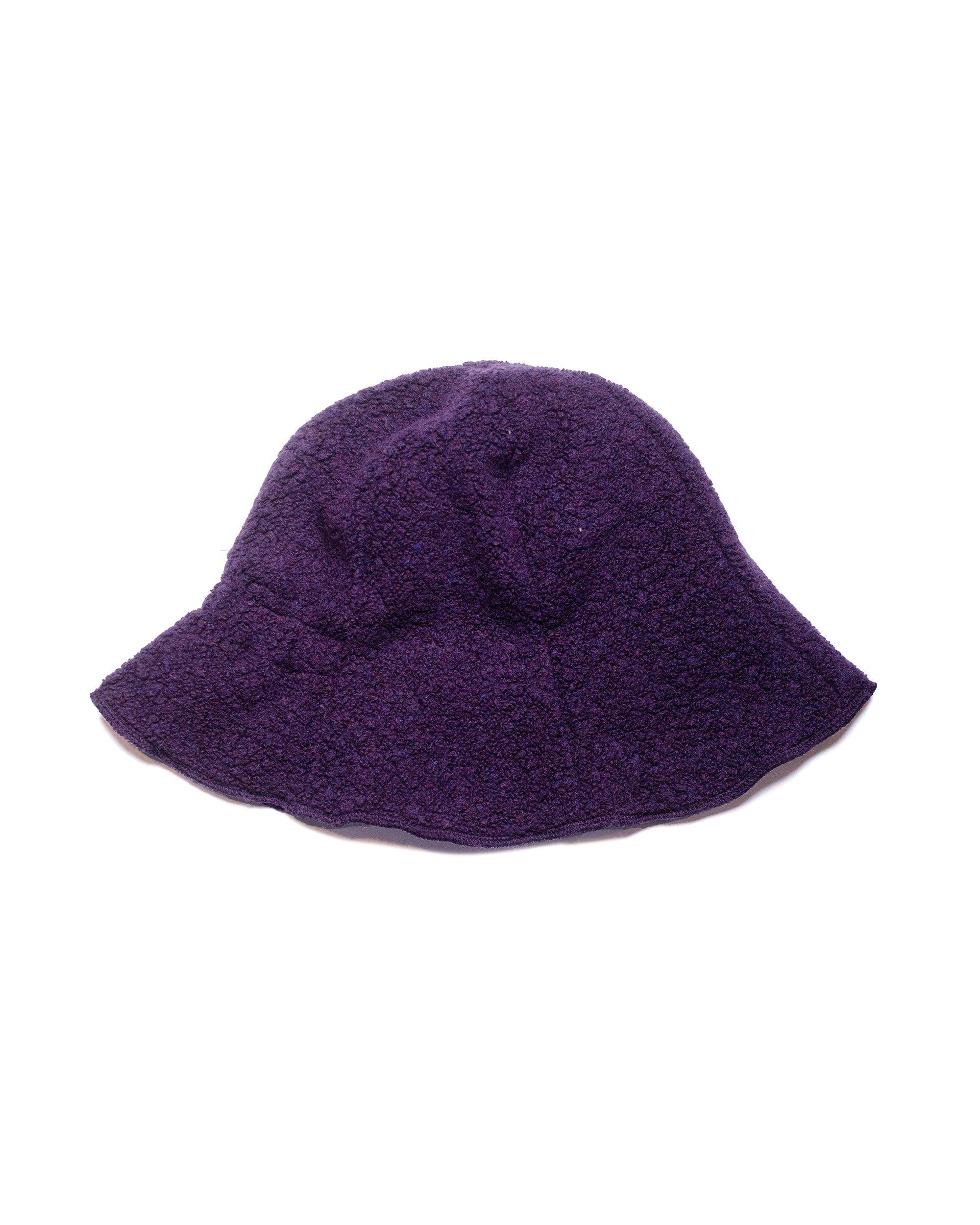 Tulip Hat Boa Fleece RE:Newool Purple