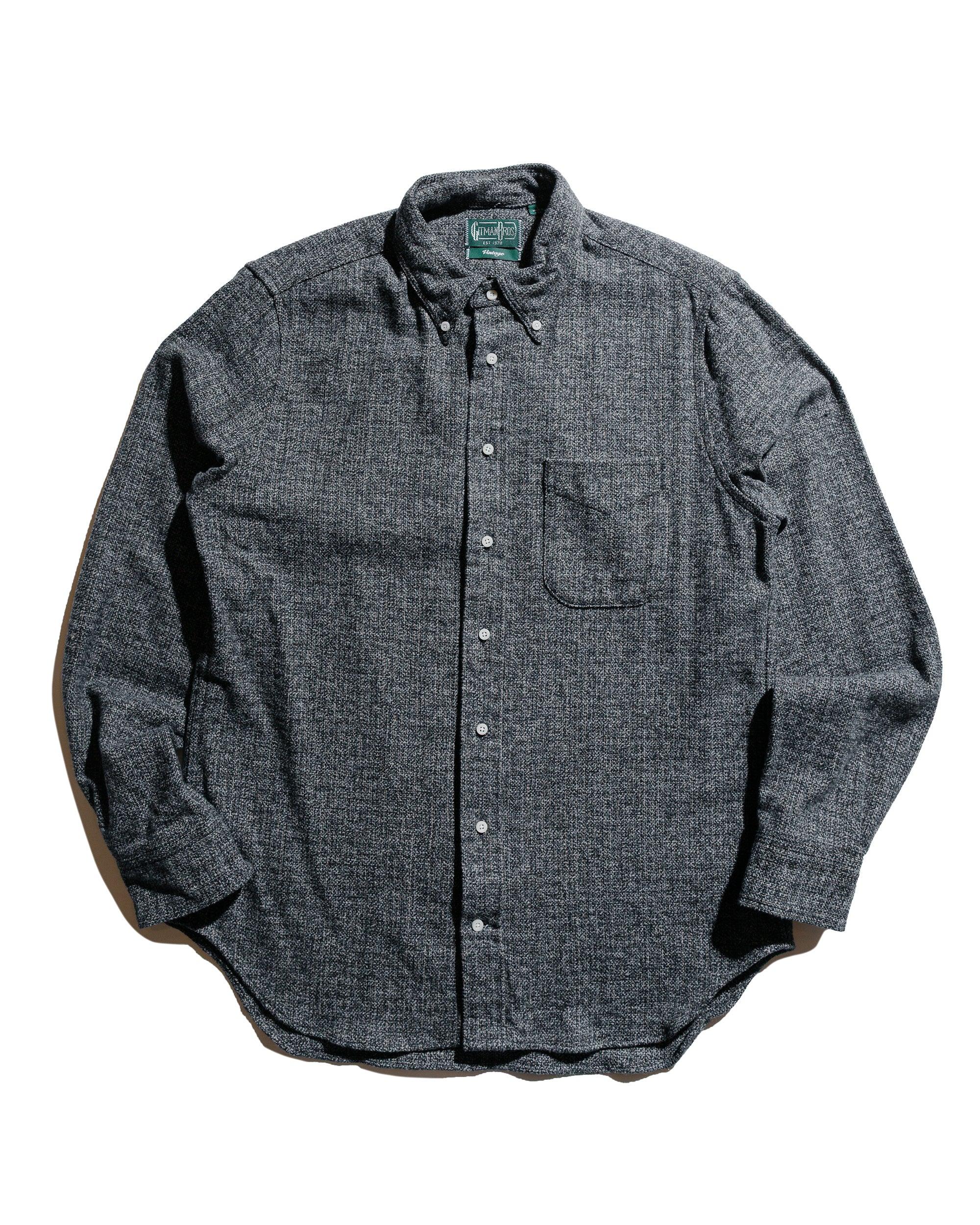 Grey Cotton Tweed Shirt