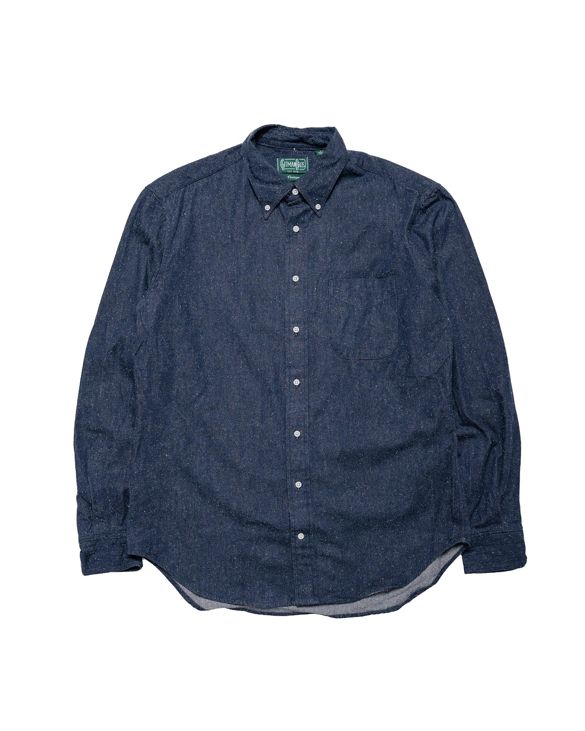 Indigo Japanese Silk Denim Shirt