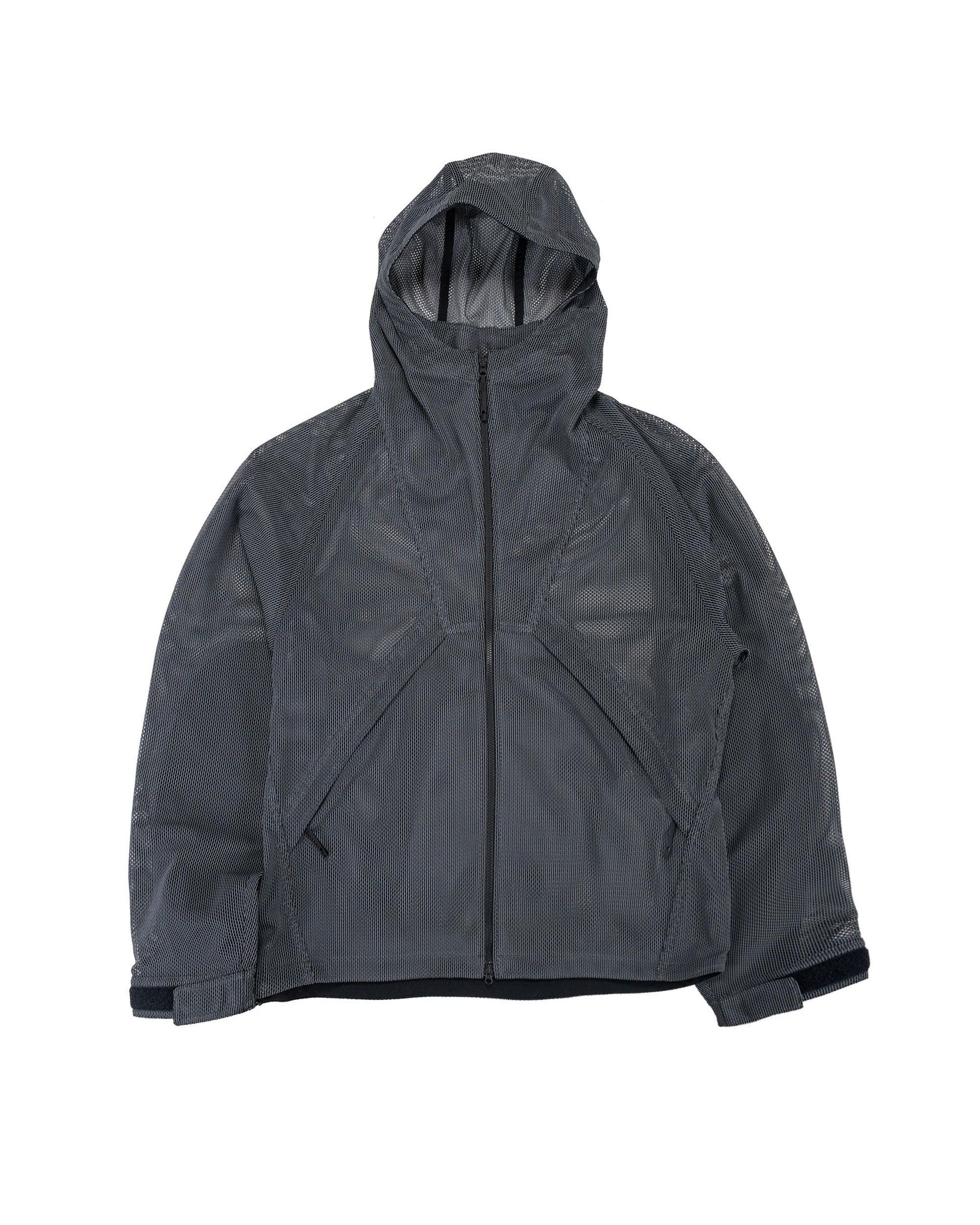 Tonalith Mesh Hooded Jacket Black