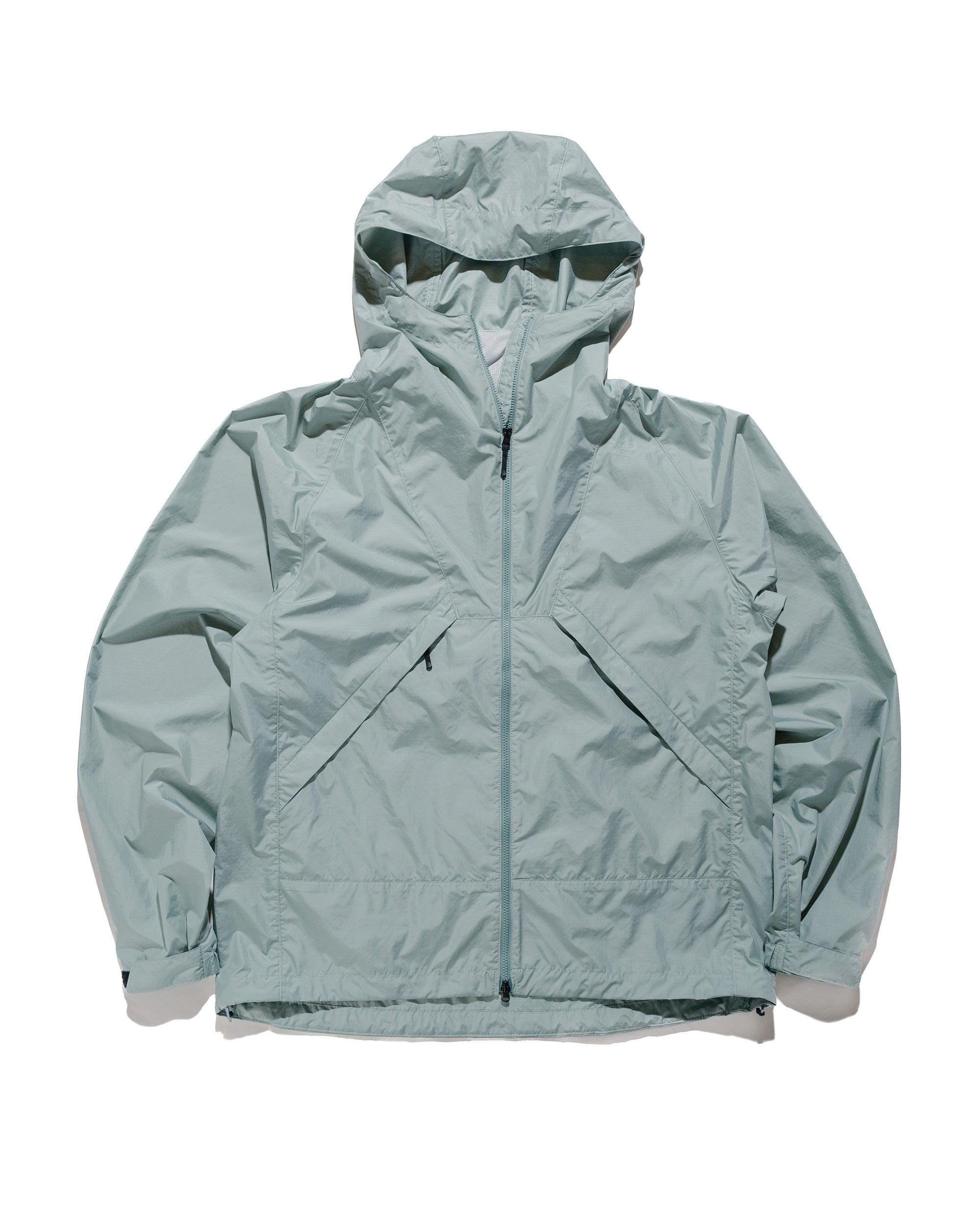 Rip-stop Hooded Jacket Mist Green