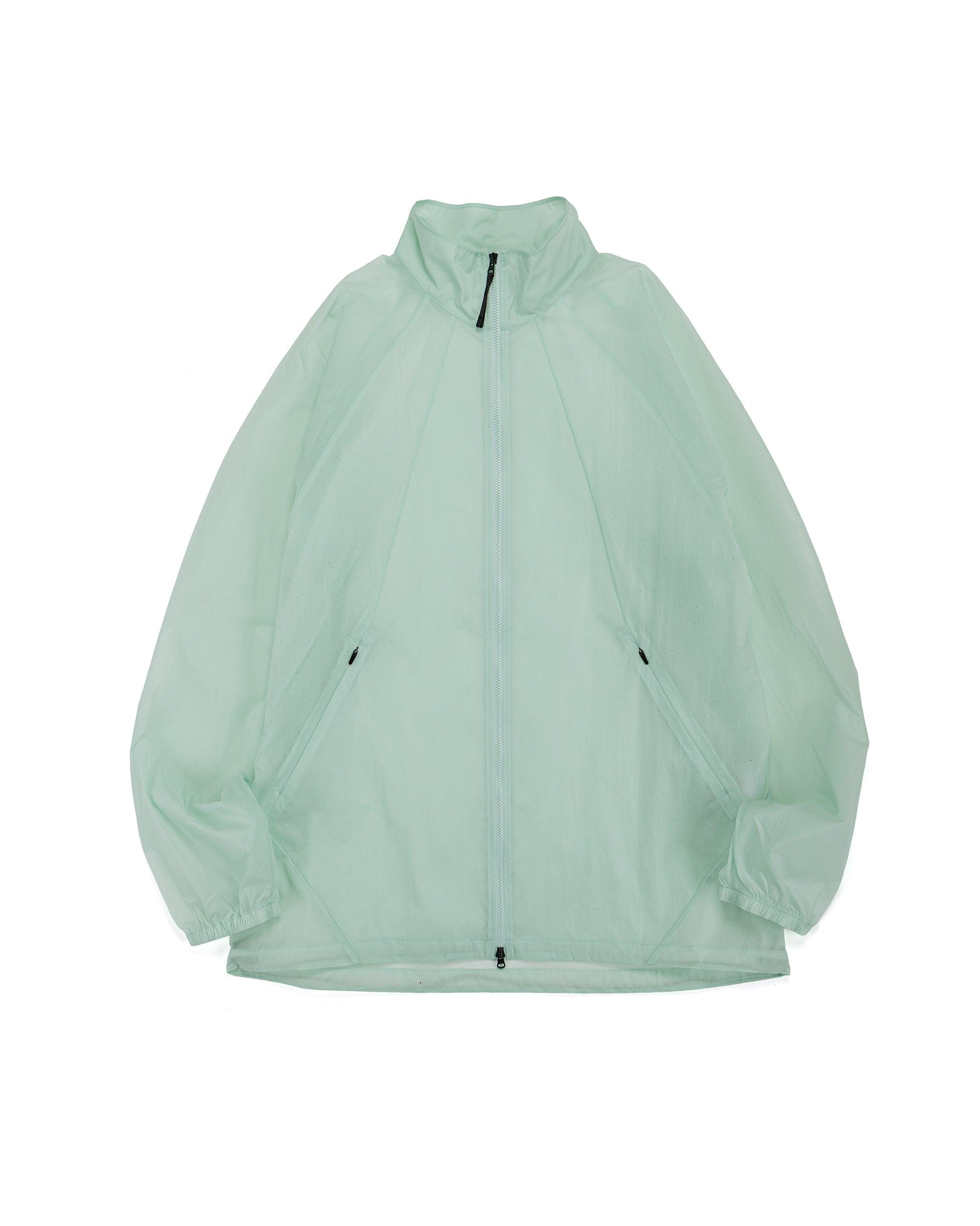 Sheer Nylon Wind Jacket Opal Green