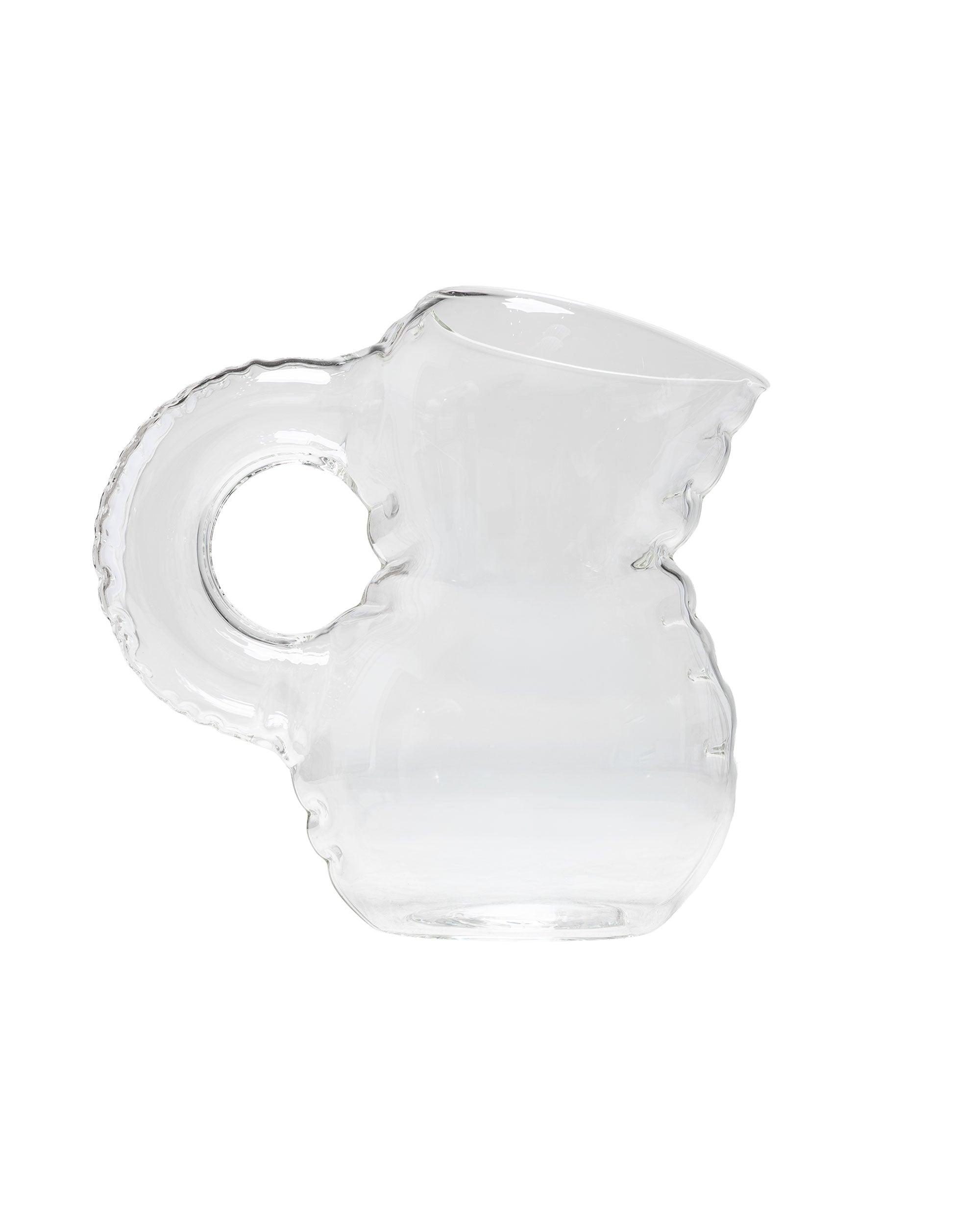 Jug 'Emily' Clear Glass