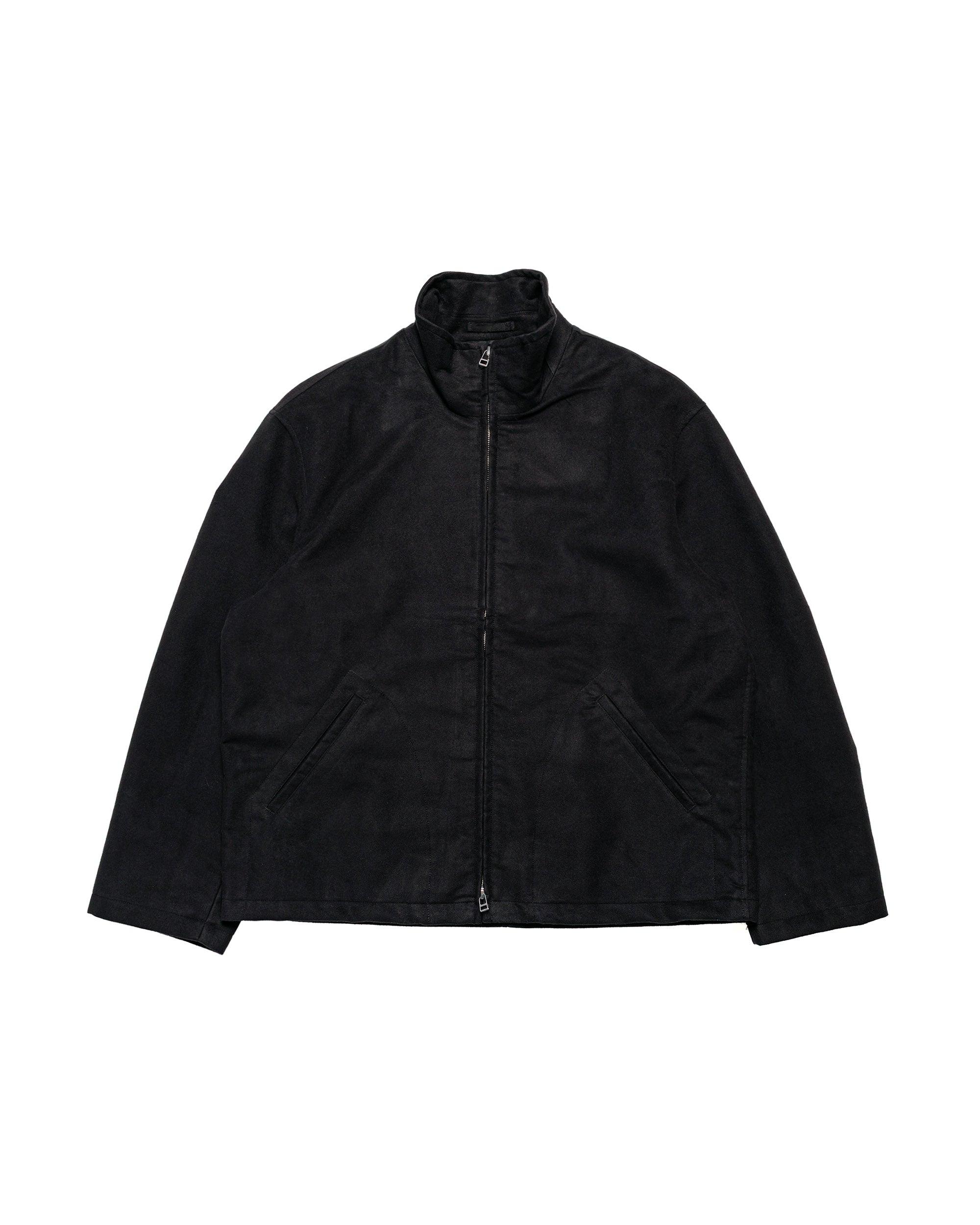 Circuit Jacket Black Cotton Silk Moleskin