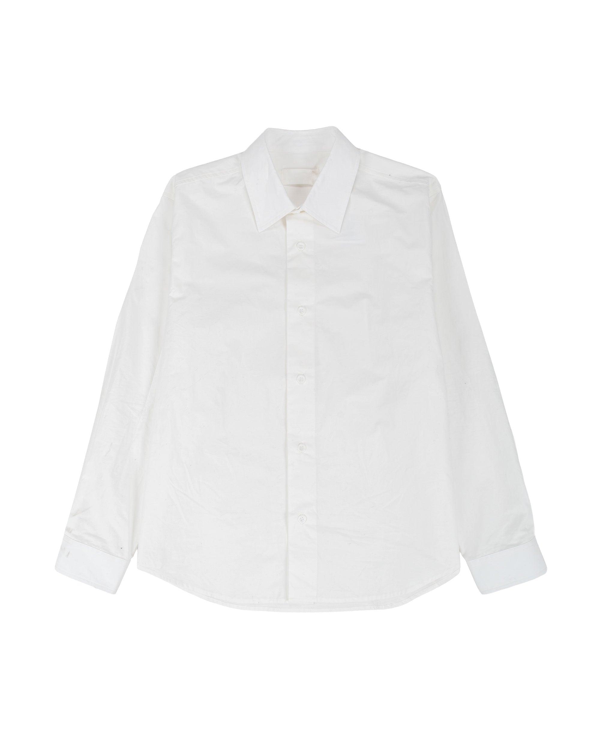 Filter Shirt White Cotton/Washi Typewriter