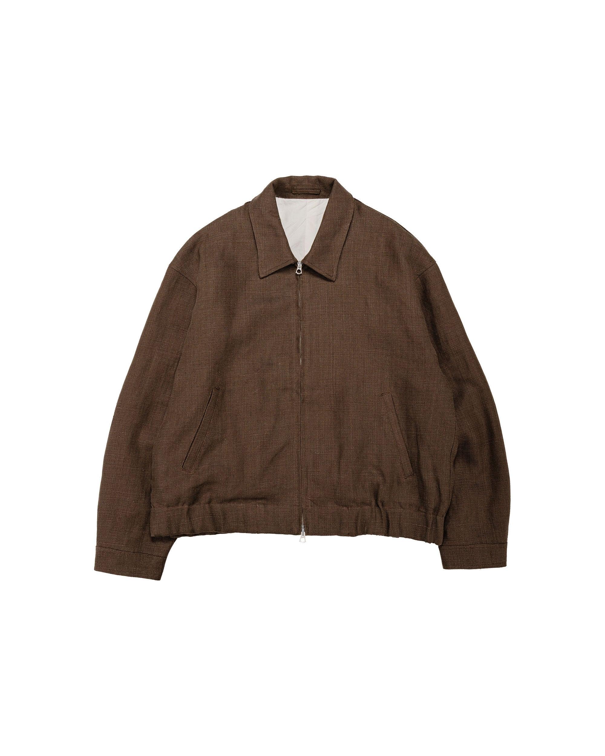 Machine Jacket Brown Belgian Linen