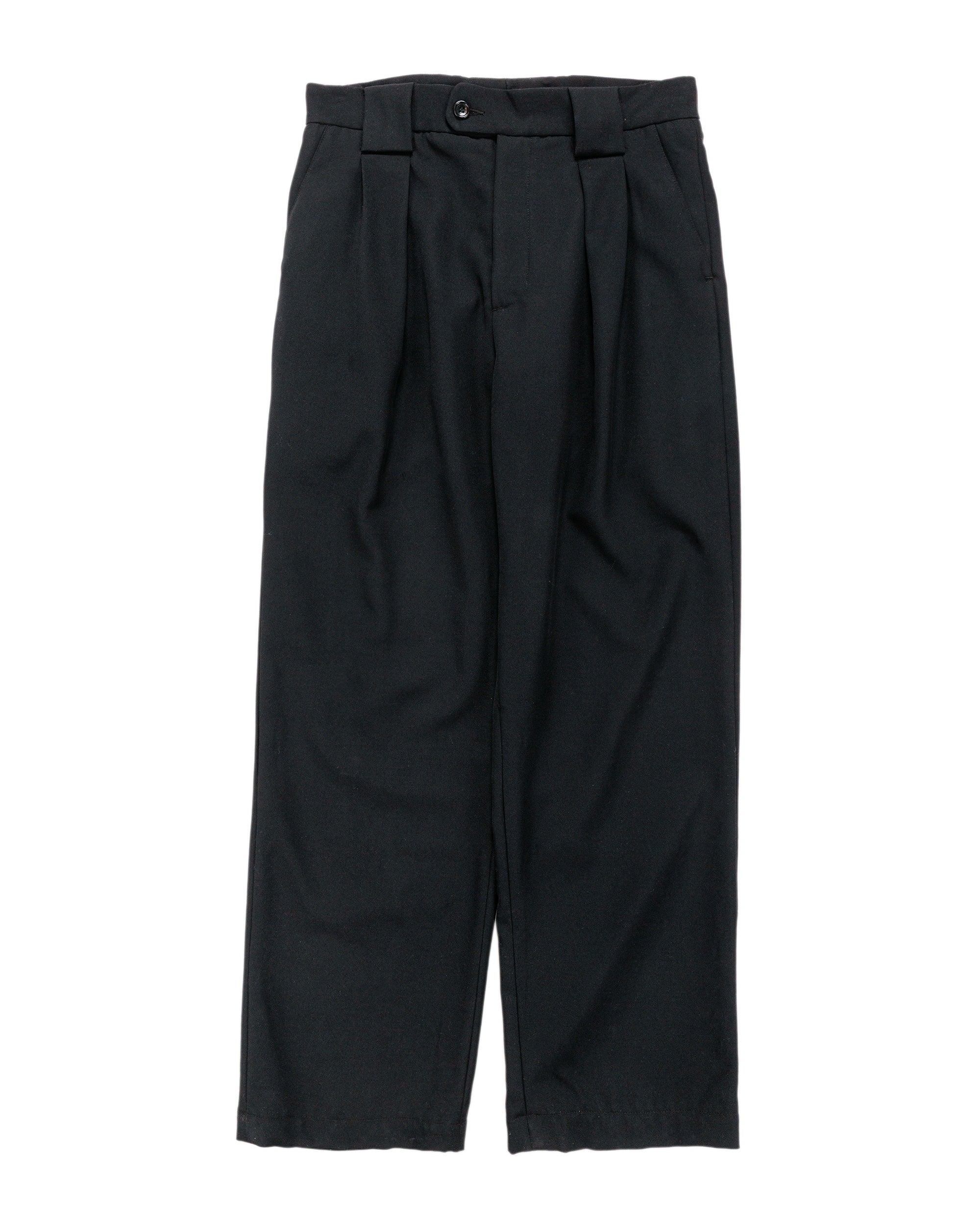 Mercado Trouser Black Wool Gabardine