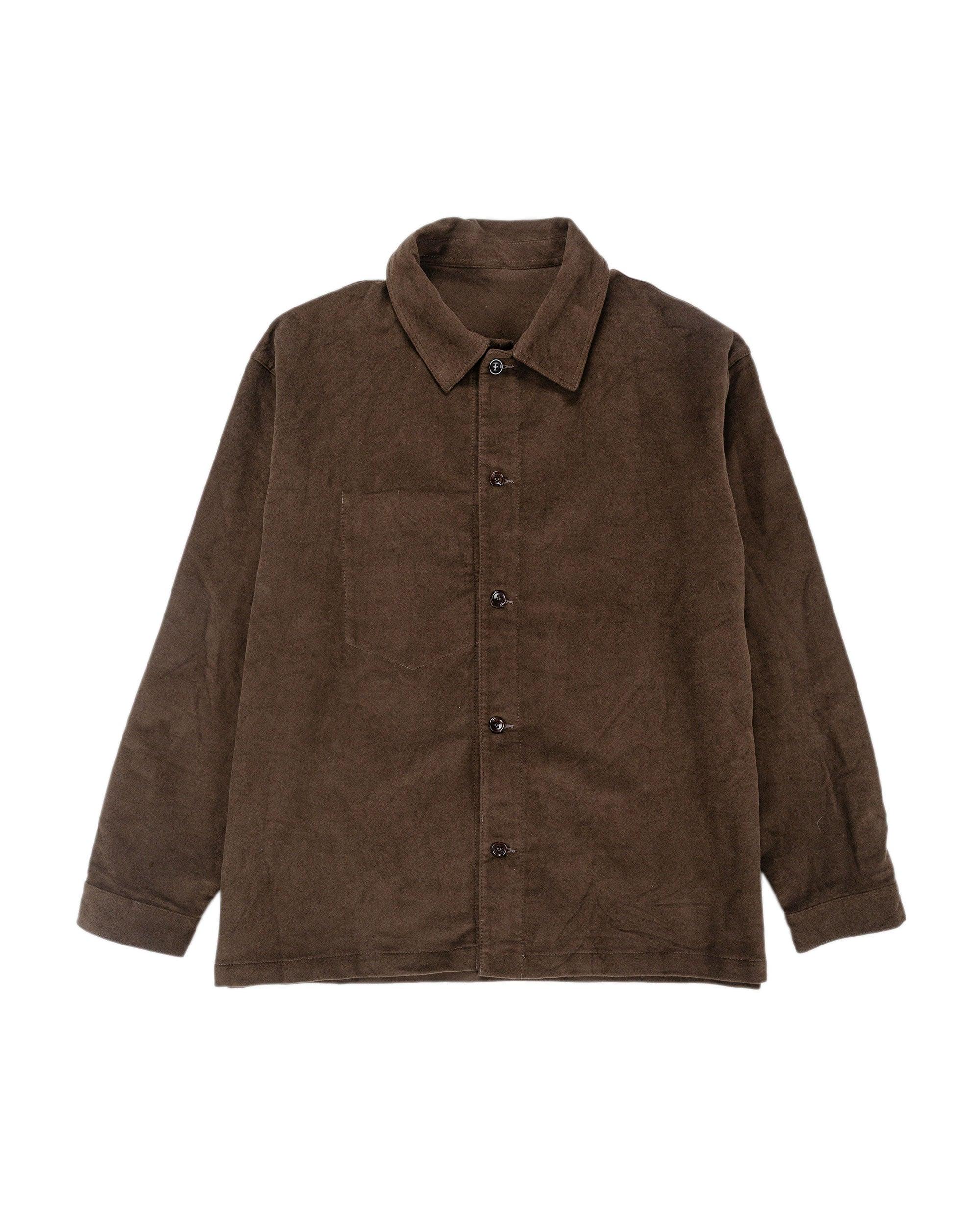Signal Shirt Dark Brown Cotton Moleskin
