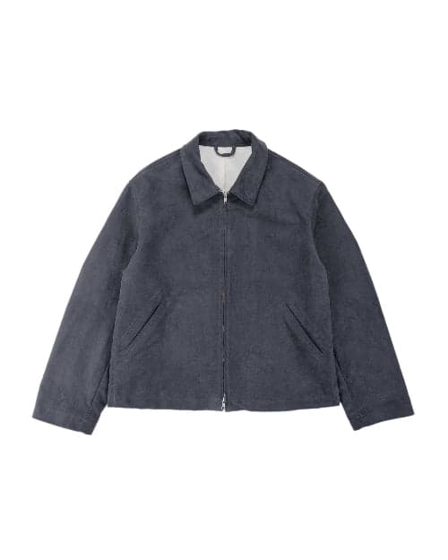 Site Jacket Grey Cotton Moleskin