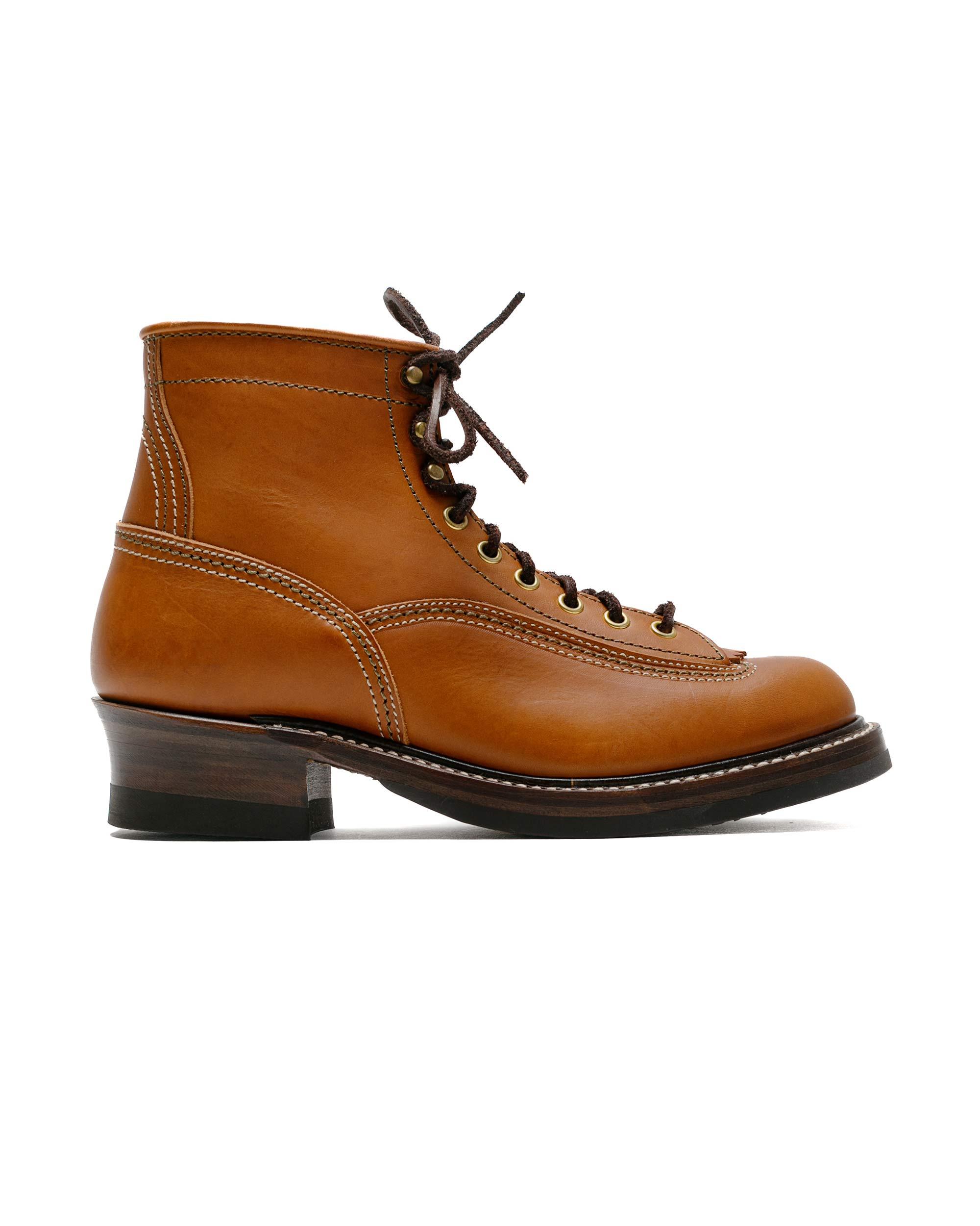 Donkey Puncher Boots Badalassi Carlo Leather Cognac